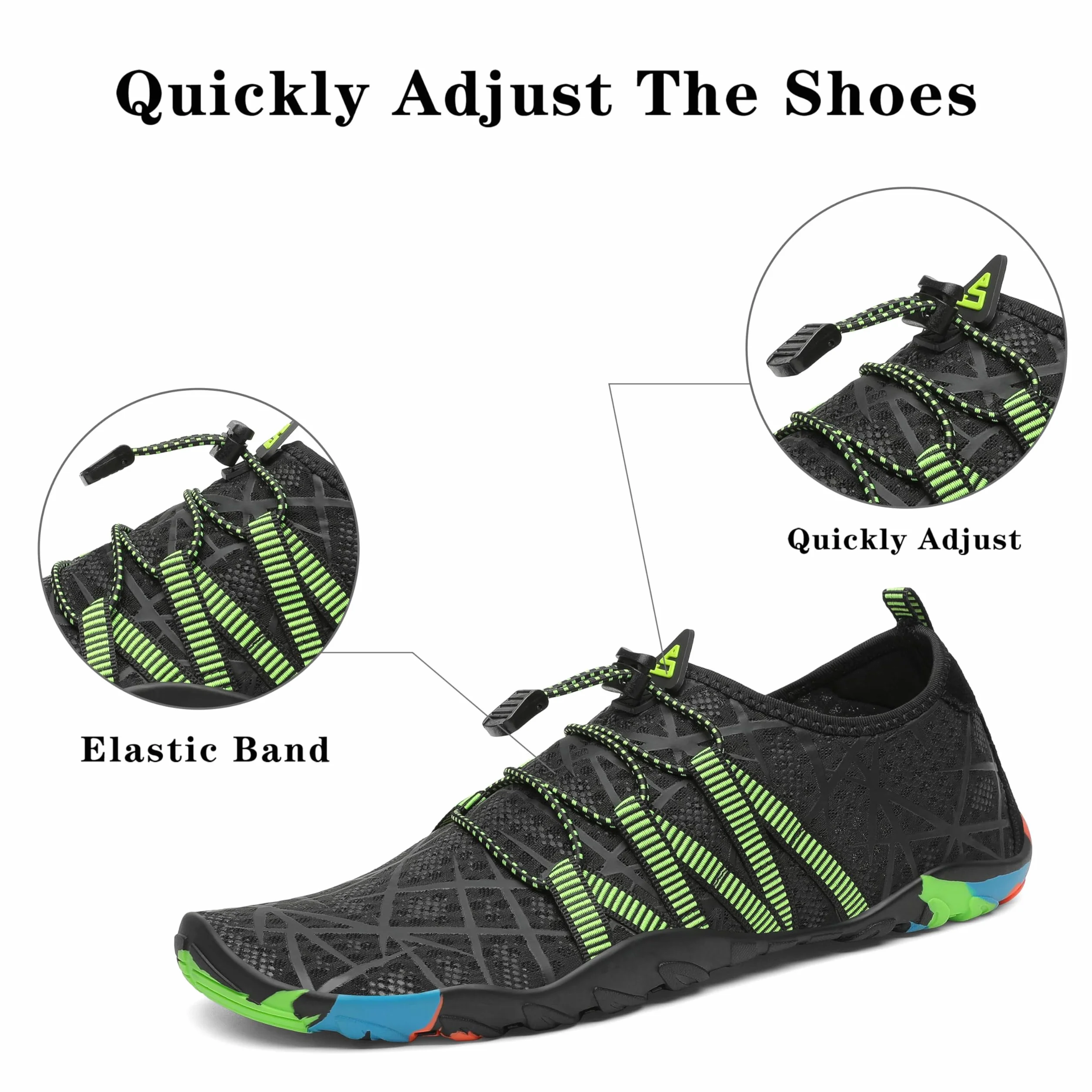 SAGUARO Zapatillas de Agua Secado Rápido Escarpines Antideslizantes GR.35-48