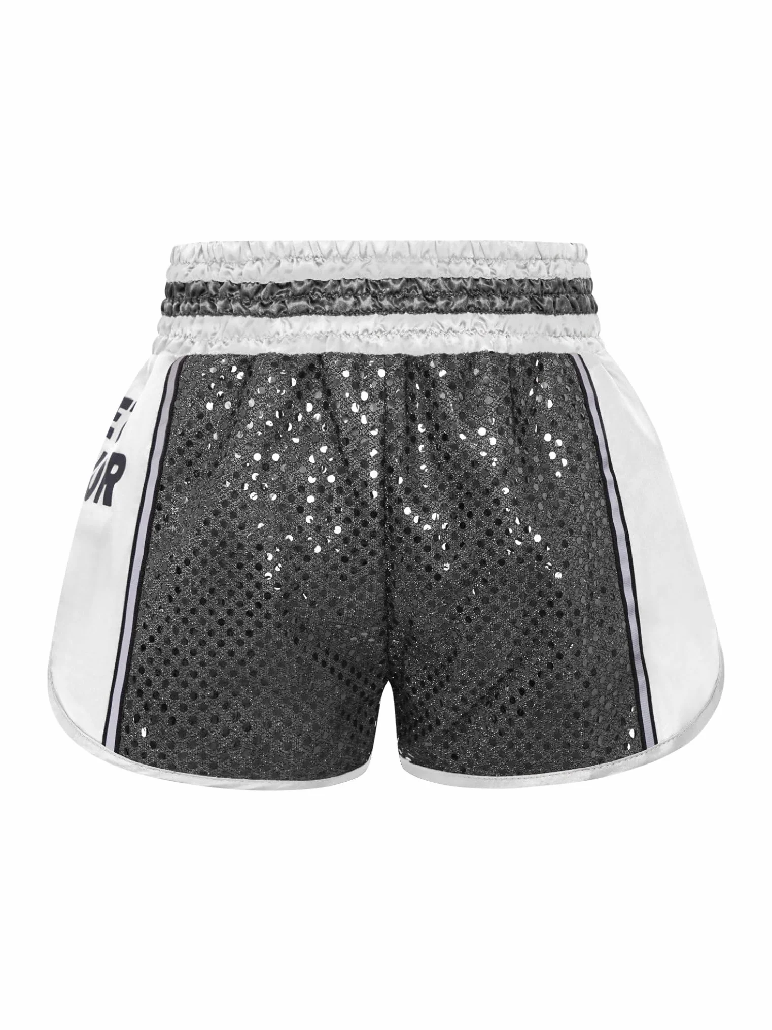Pantalones Cortos de Boxeo para Niños Cintura Ancha Muay-Thai Kickboxing MMA Artes Marciales