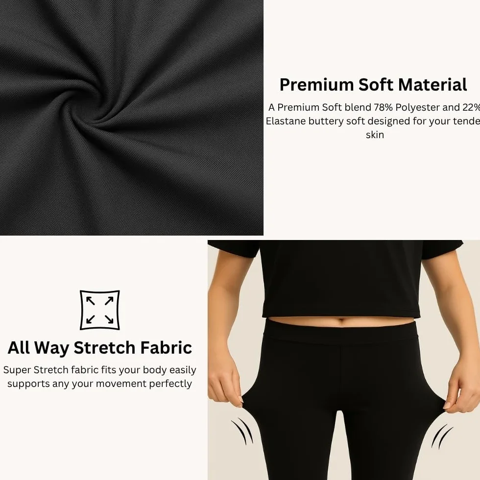 PopCouture Leggings deportivos prémium para niñas para danza y gimnasia