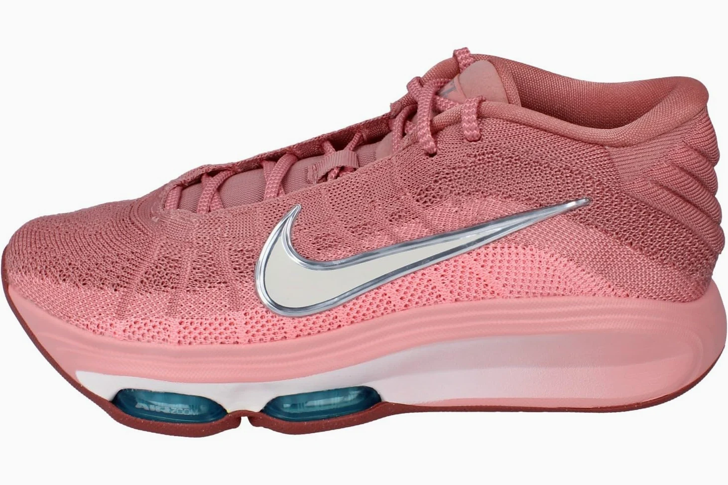 Nike G.T. Hustle 3 - Zapatillas de baloncesto (rojo polvo de estrellas/plateado metálico/tinte rosa/marfil pálido)