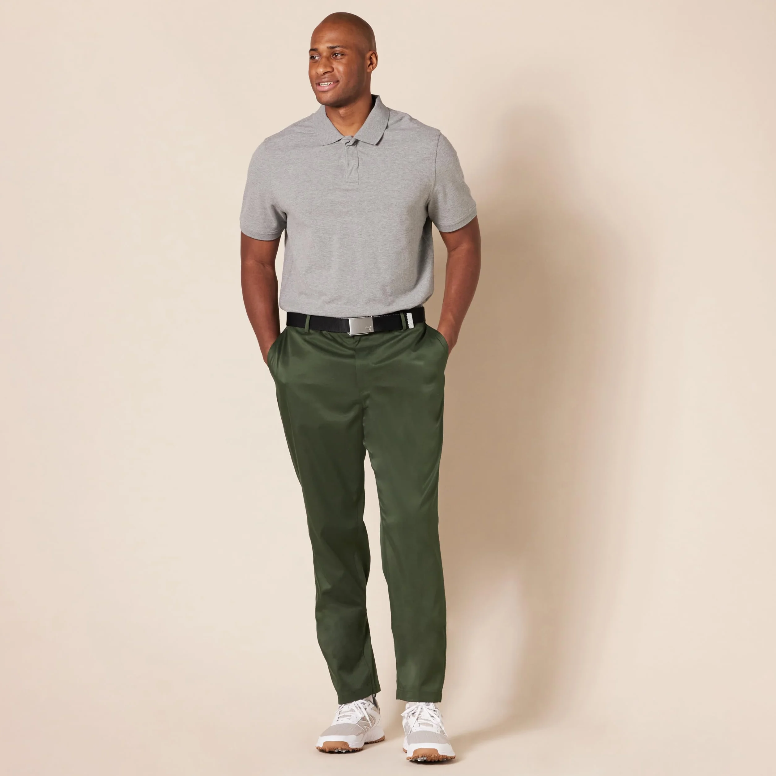 Amazon Essentials Pantalones elásticos de Golf Hombre Tallas Grandes