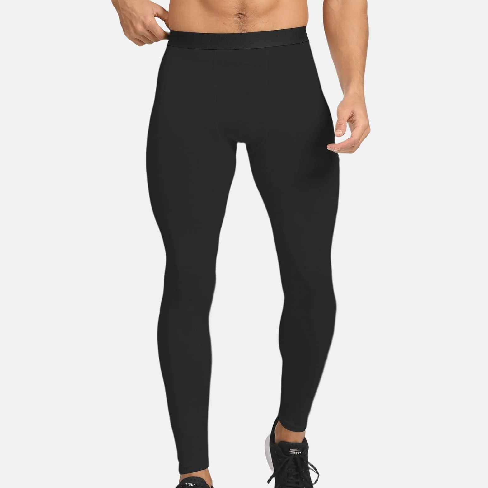 HYCOPROT Pantalones de Compresión para Hombre Secado Rápido Deportivos Entrenamiento Leggings Correr Baloncesto Running Fitness Yoga