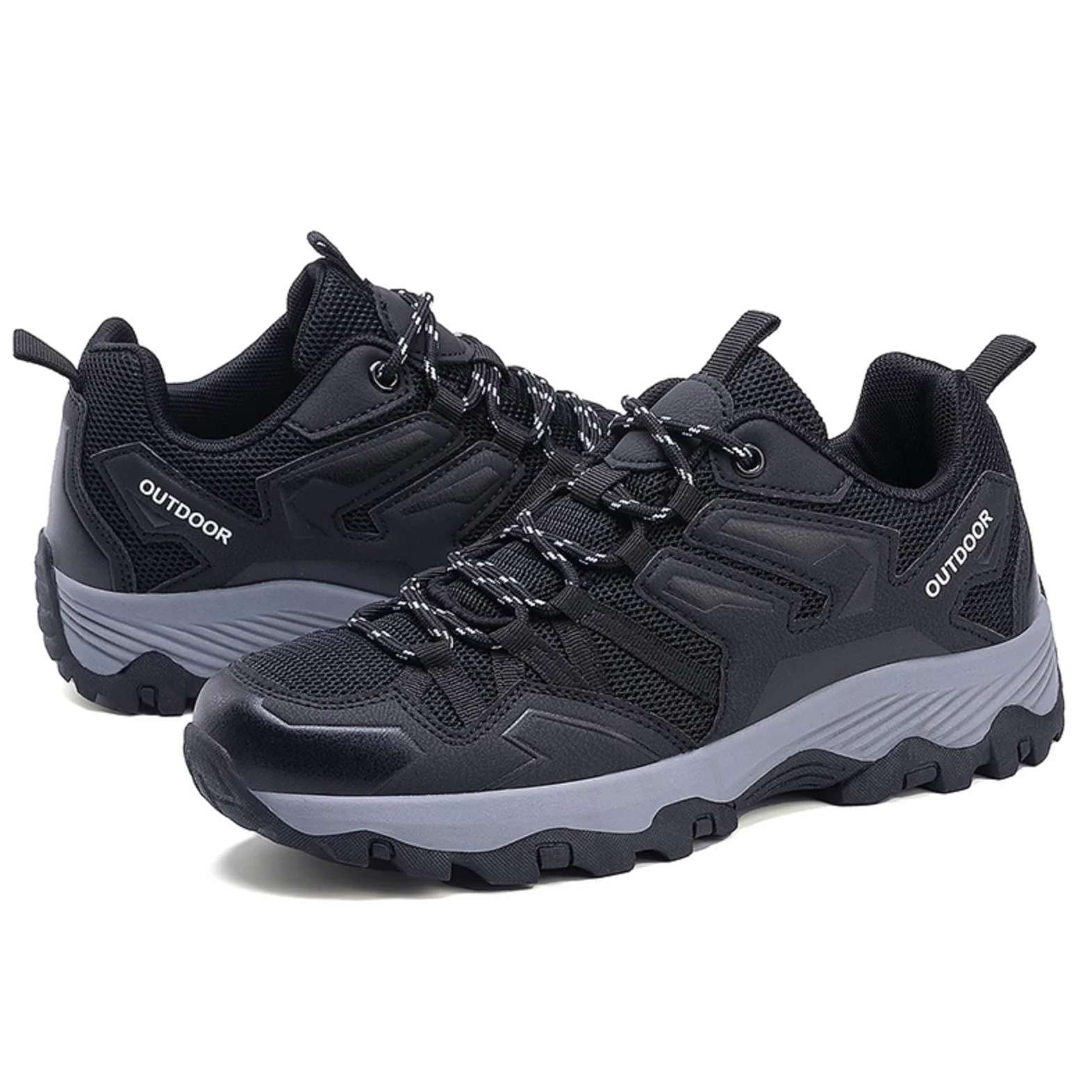 AONEGOLD Zapatillas de Senderismo para Mujer y Hombre Zapatos de Montaña Zapatillas de Trail Running Ligeras Transpirable Antideslizante Impermeables Zapatos de Trekking