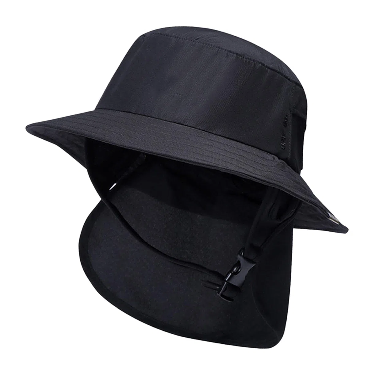 Gorro de Pescador de Correas de Barbilla Pescador para Turismo Deportes Acuáticos, negro, universal