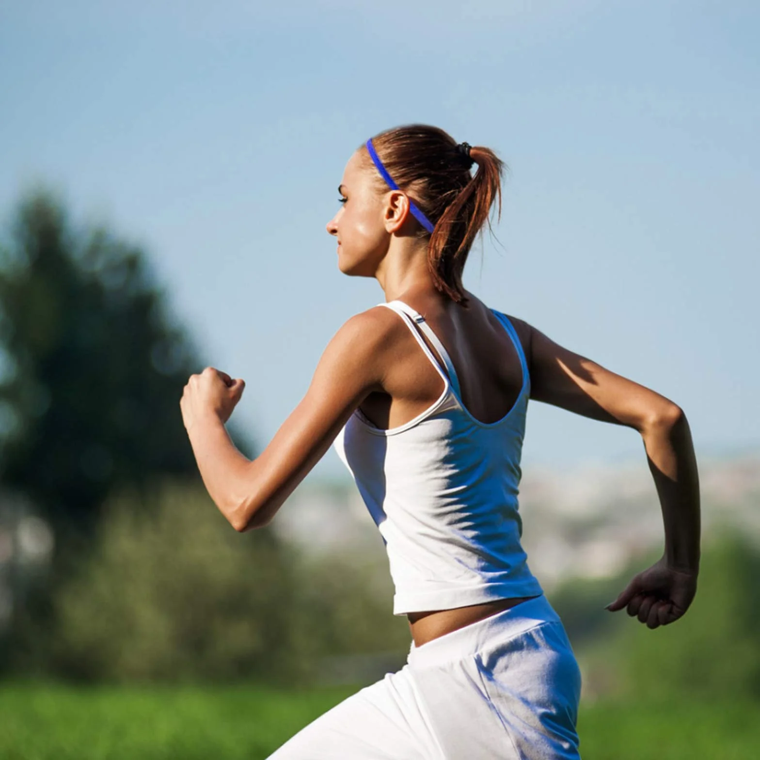Cintas de Pelo Deportivas Antideslizantes para Fútbol, Yoga, Trotar, Correr - 5 Piezas