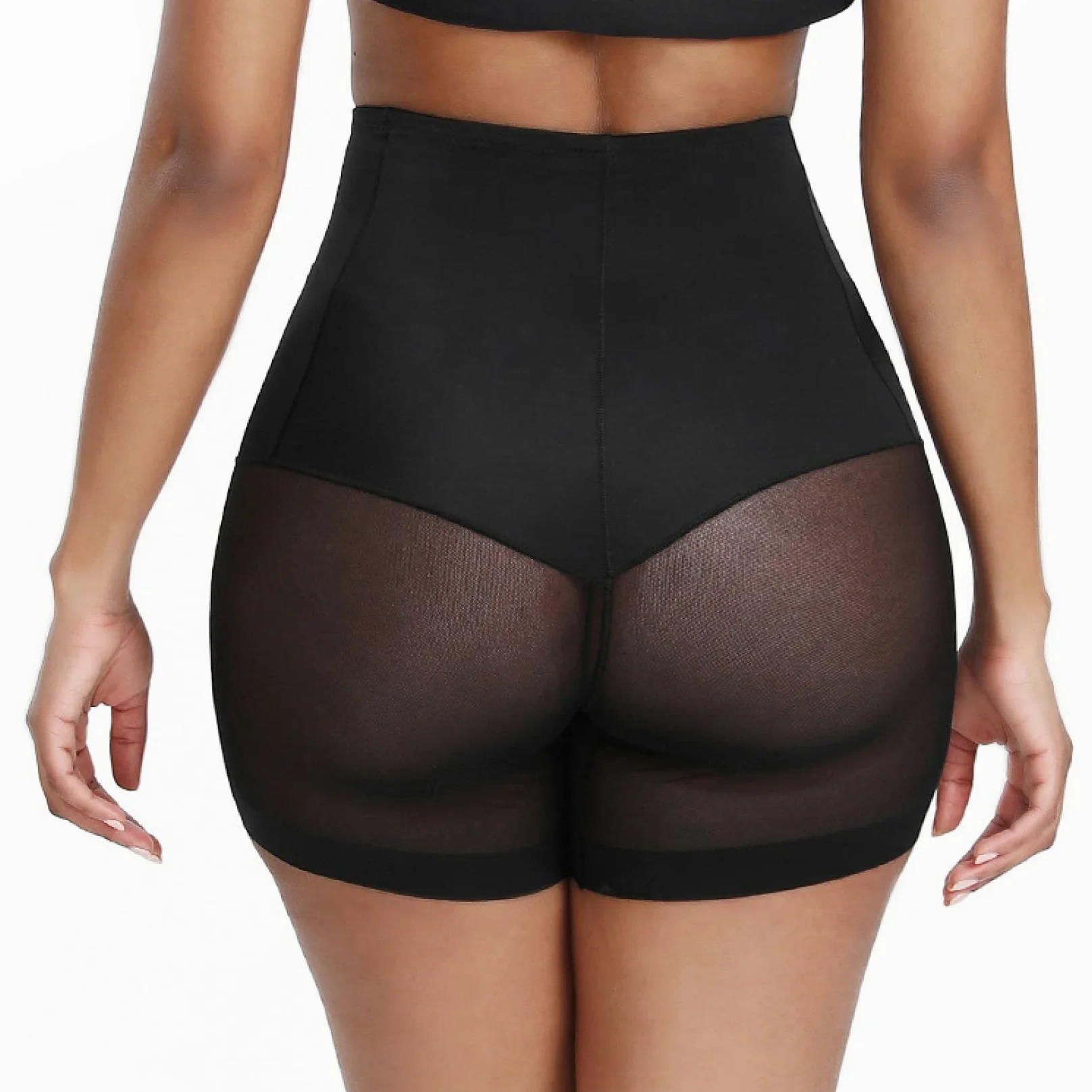 Entrenador de Cintura Alta para Mujer, Ropa Moldeadora Costura de Malla, Bragas con Control de Barriga, Moldeador de Cuerpo, Ropa Interior Adelgazante