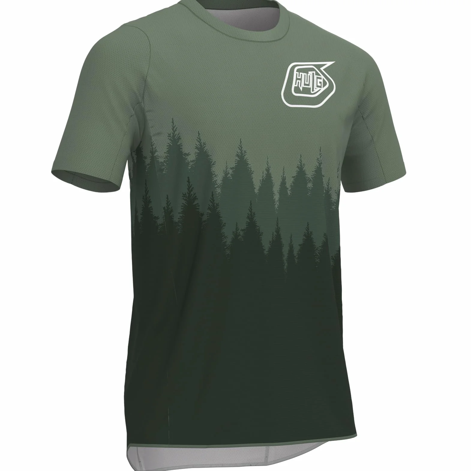 Camiseta MTB Manga Corta para Hombre, Ropa de Ciclismo de Montaña Textura Suave