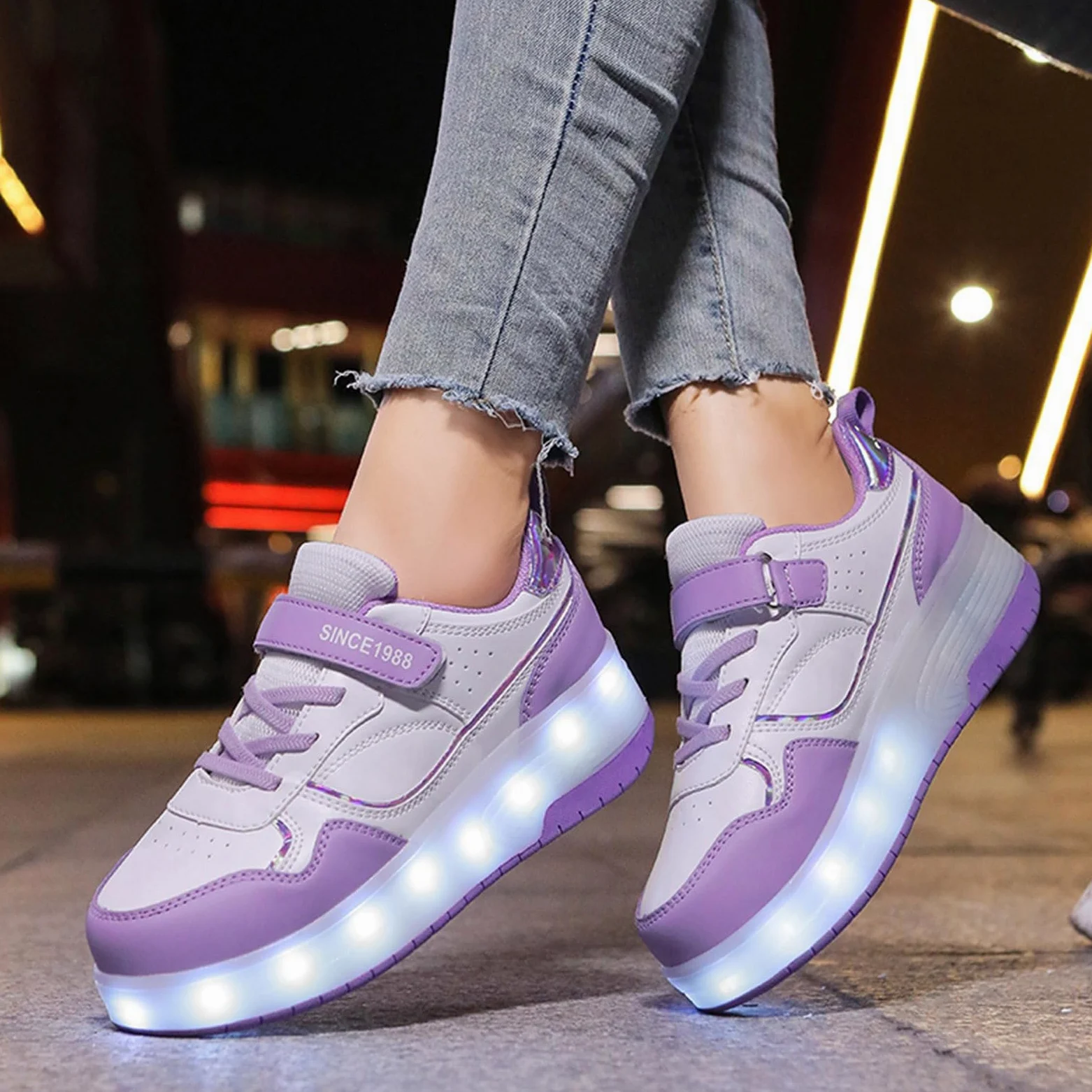 Zapatos para niñas Suela Gruesa amortiguada Zapatos Deportivos Ligeros y cómodos Goma Antideslizante Reforzada Cordones Ajustables para niñas cómodas Zapatillas de Deporte de Moda