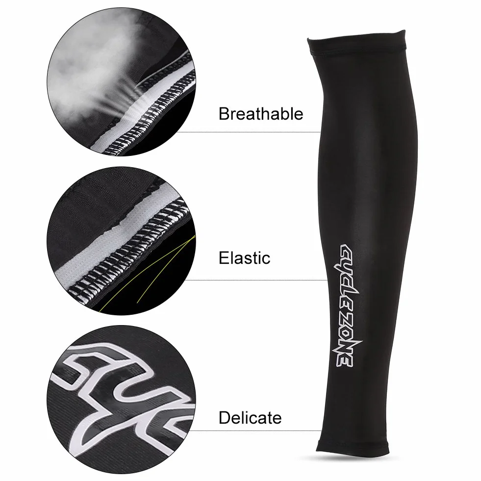VGEBY1 Color Negro Unisex Summer Sun Protección UV Resistente a Las Mangas de la Pierna para Ciclismo en Bicicleta Senderismo Correr(M)