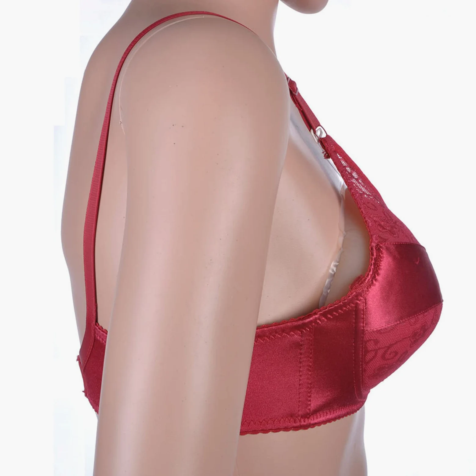 Gancho triangular de silicona for pechos falsos, almohadilla protésica for, compatible con sujetadores comunes