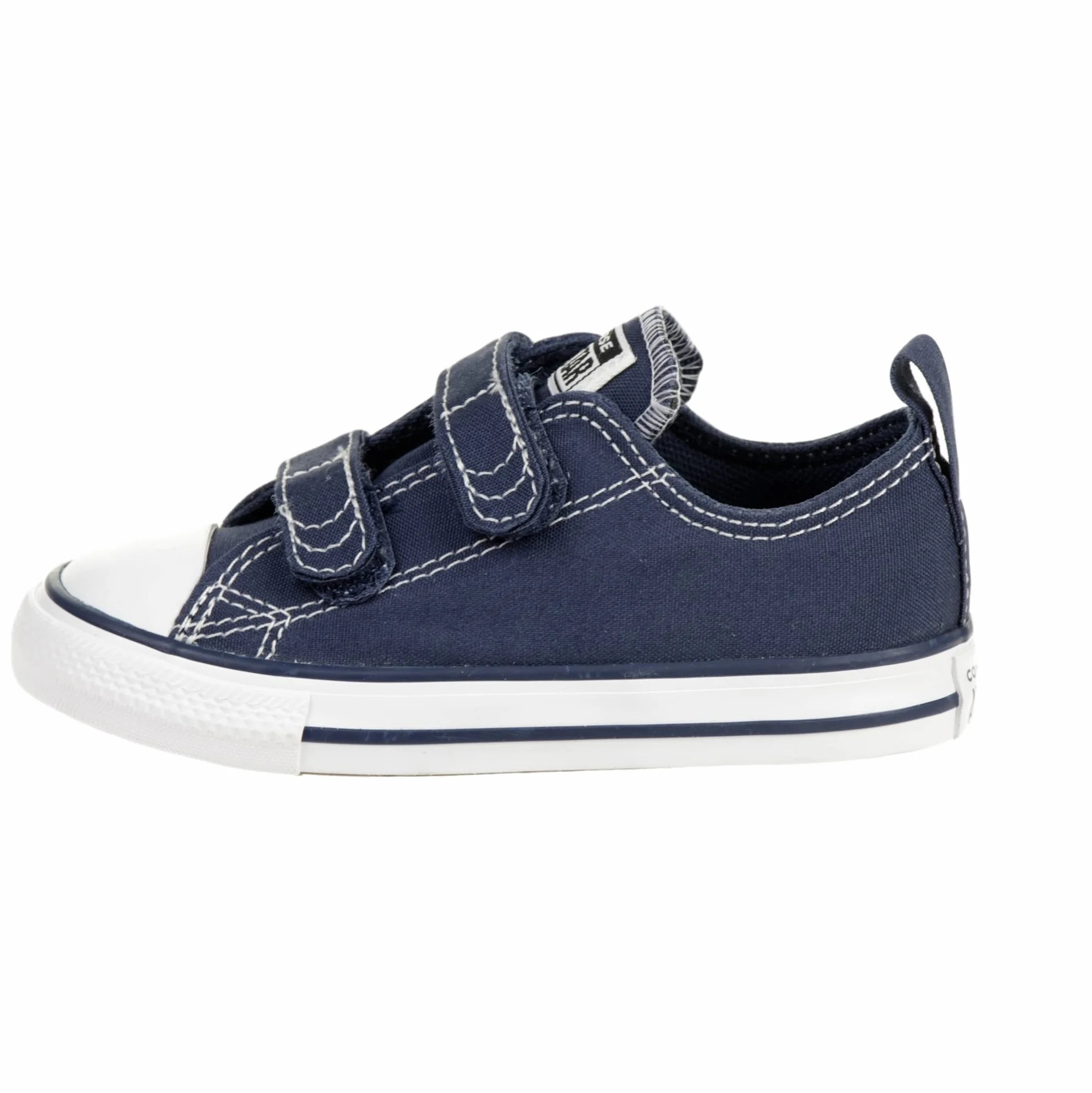 Converse Chuck Taylor CT 2V Ox Zapatillas, Unisex niños, Azul (Athletic Navy/White 412), 24 EU (8 Infantil UK)