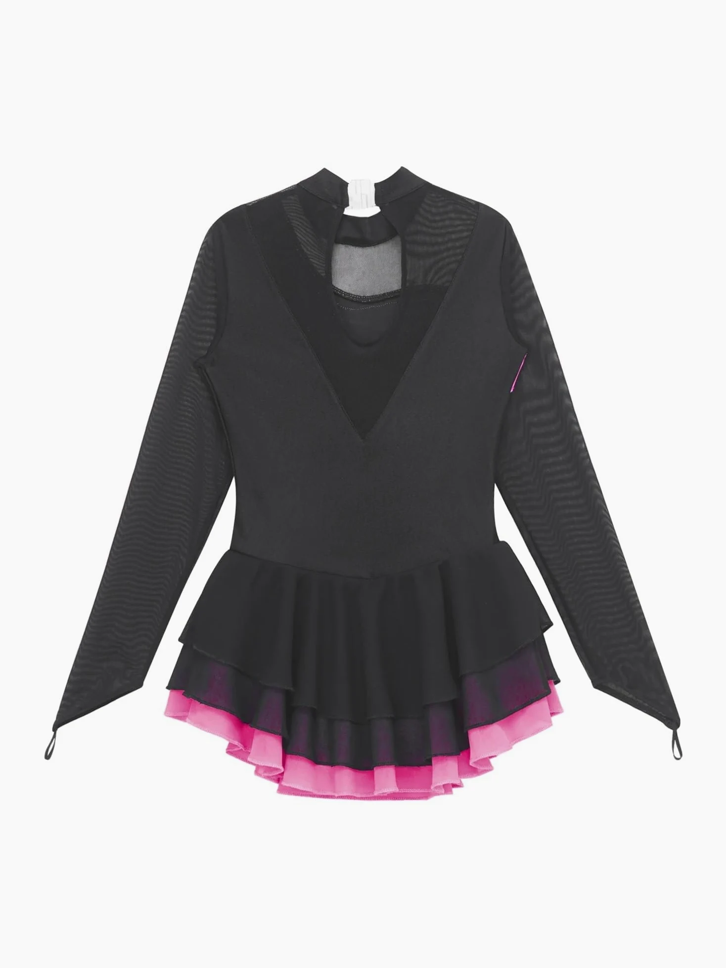 Vestido de Patinaje Artístico Malla de ballet y gimnasia for niñas, con diamantes de imitación, for patinaje artístico, baile de salón, entrenamiento y rendimiento