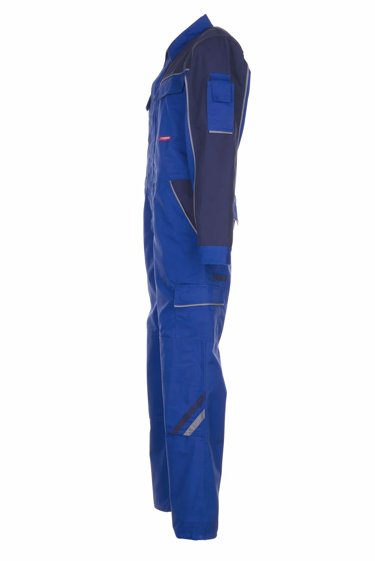 Planam Rallyekombi Highline, tamaño 118, 1 pieza, color azul aciano/azul marino/zinc, 2340118