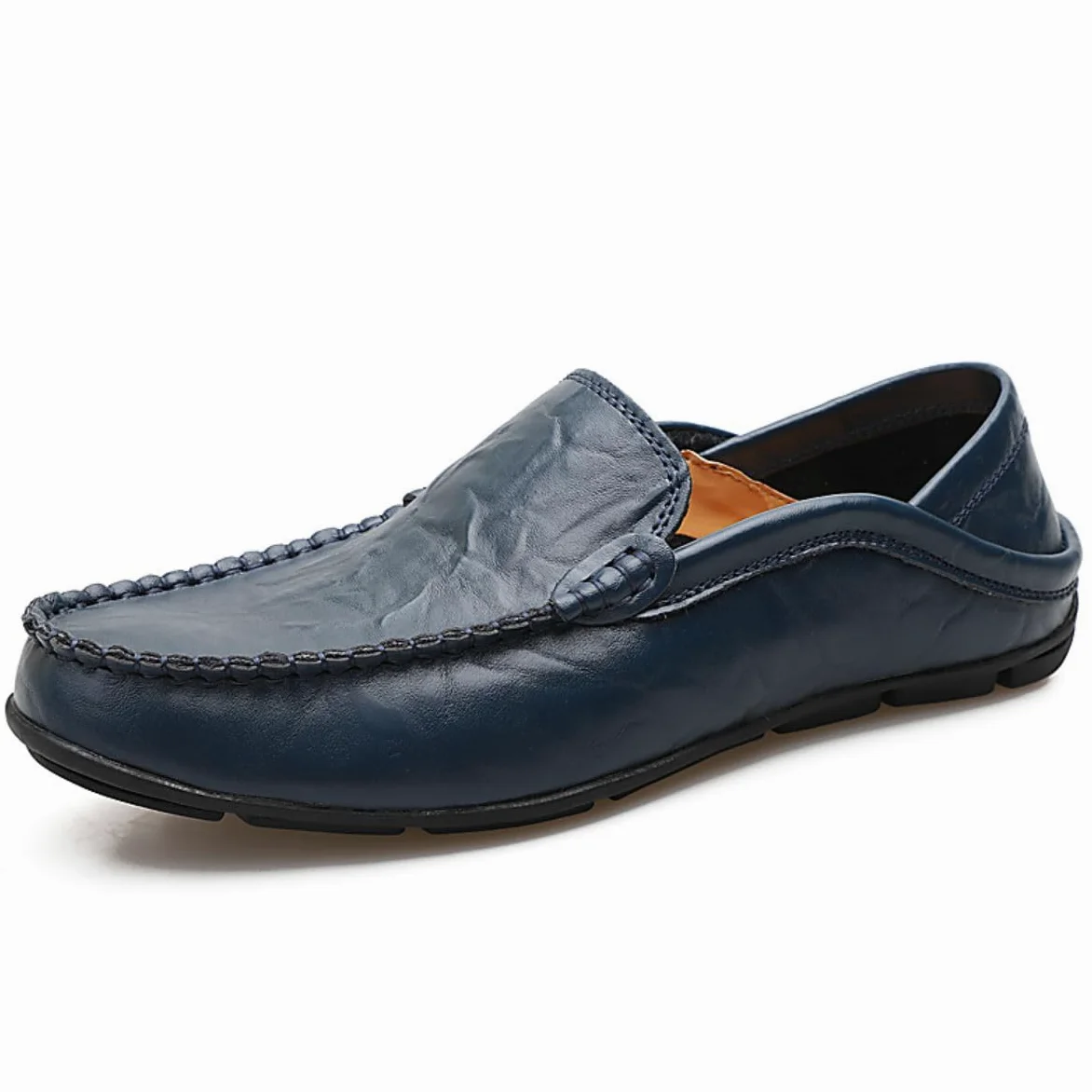 Mocasines de Hombre Mocasines Zapatos Hechos a Mano de Cuero Slip On Driving Business Shoes