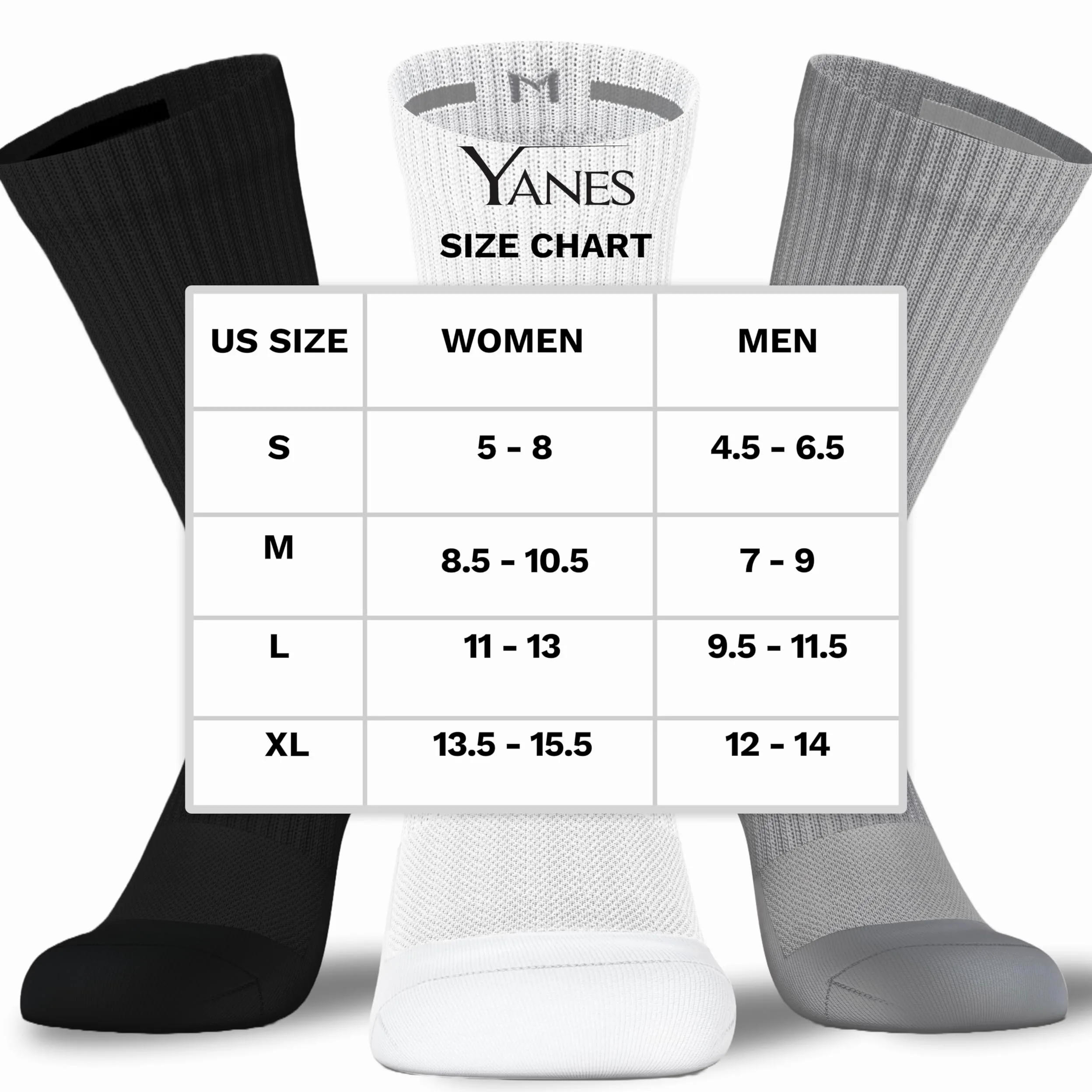 YANES Calcetines tobilleros unisex para correr, senderismo, gimnasio y deportes, calcetines para hombres y mujeres, paquete de 6