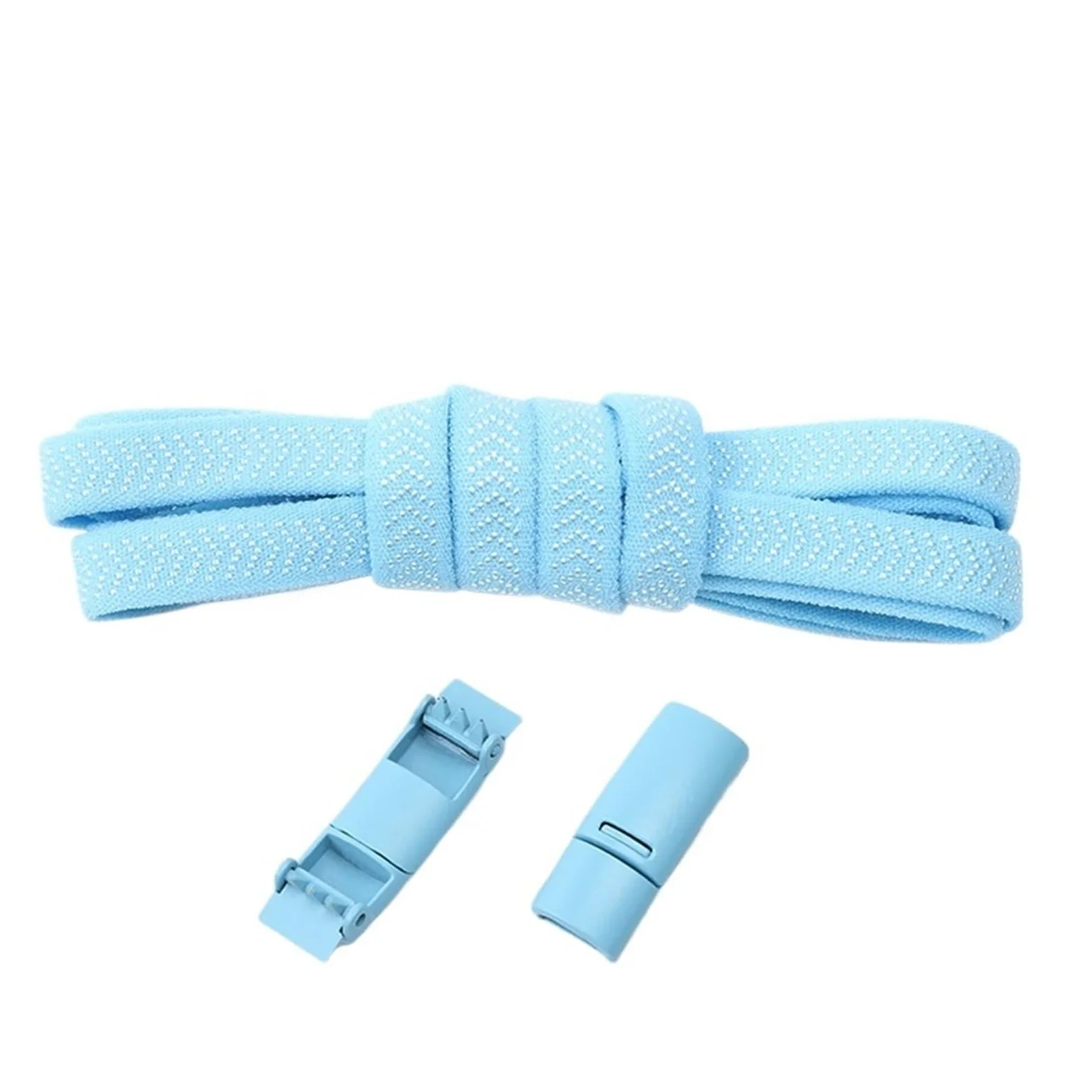 5 pares de cordones elásticos planos sin for zapatillas deportivas, goma Para Zapatos Casuales