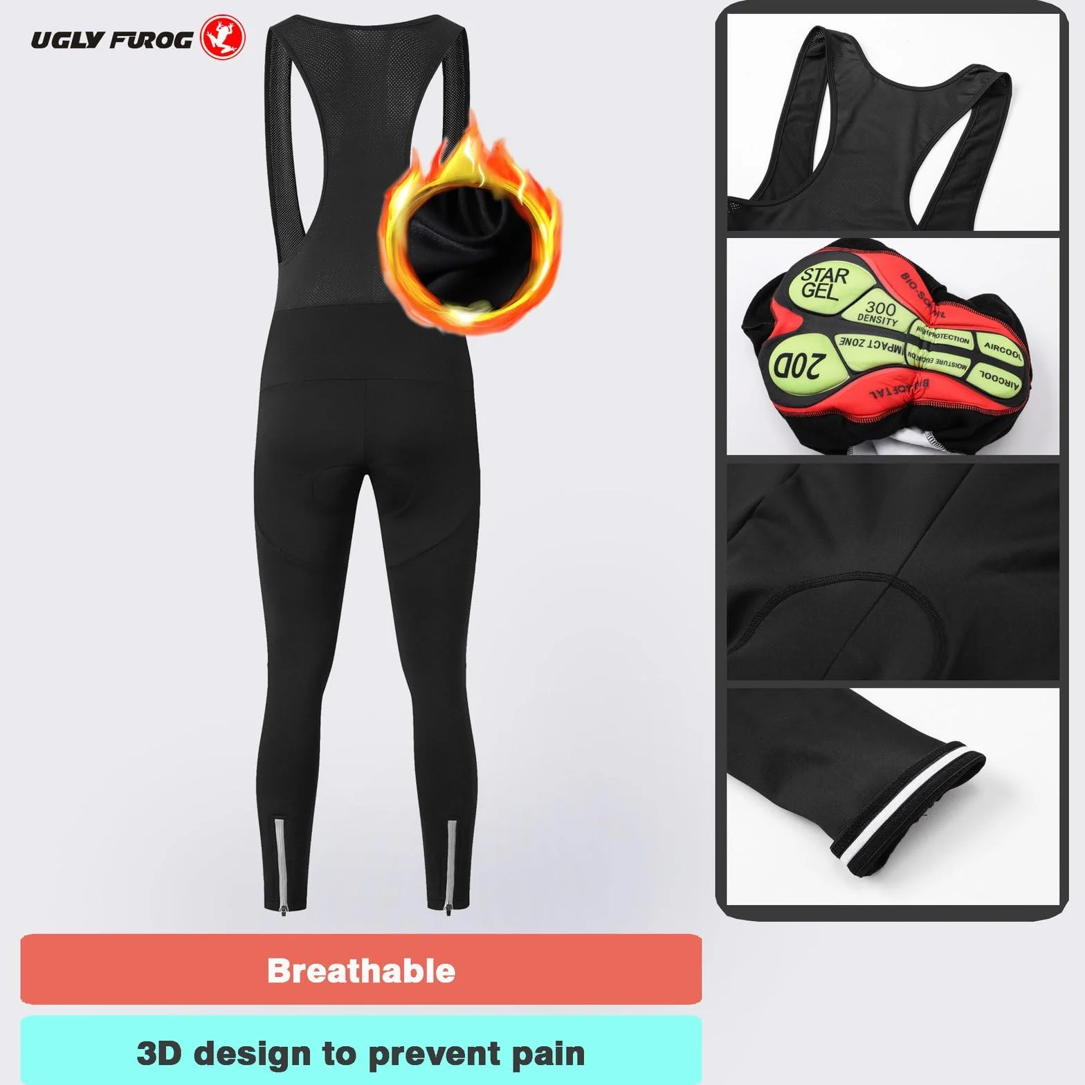 UGLY FROG Maillot Ciclismo Transpiración Deportes al Aire Libre