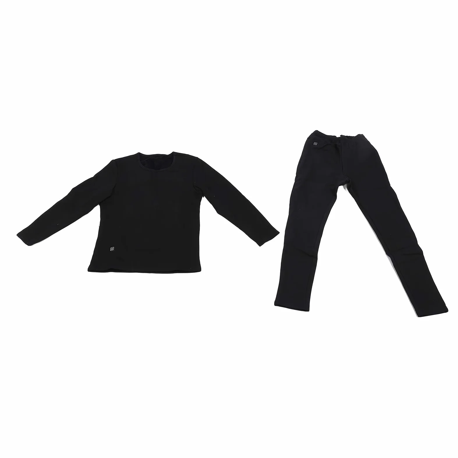 Conjunto de Ropa Interior Térmica con Calefacción para Actividades de Invierno Calentamiento Rápido y Tela Duradera de 5 V Negro M (Mujer)