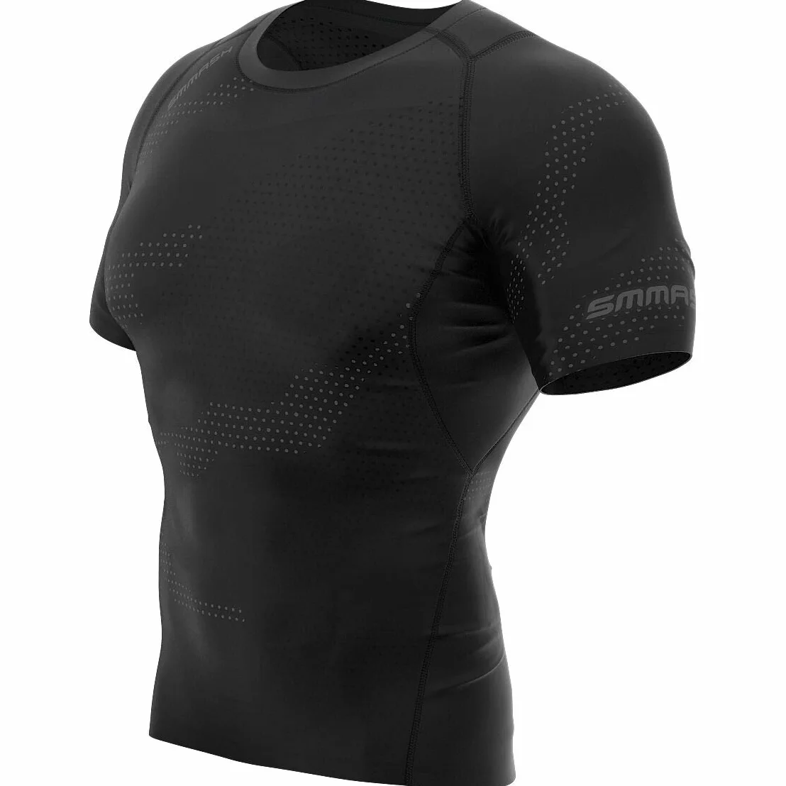 SMMASH Cross20 Camisetas Compresión Deporte de Manga Corta para Hombre, Gimnasio, Formación, Crossfit, Material Transpirable y Antibacteriano