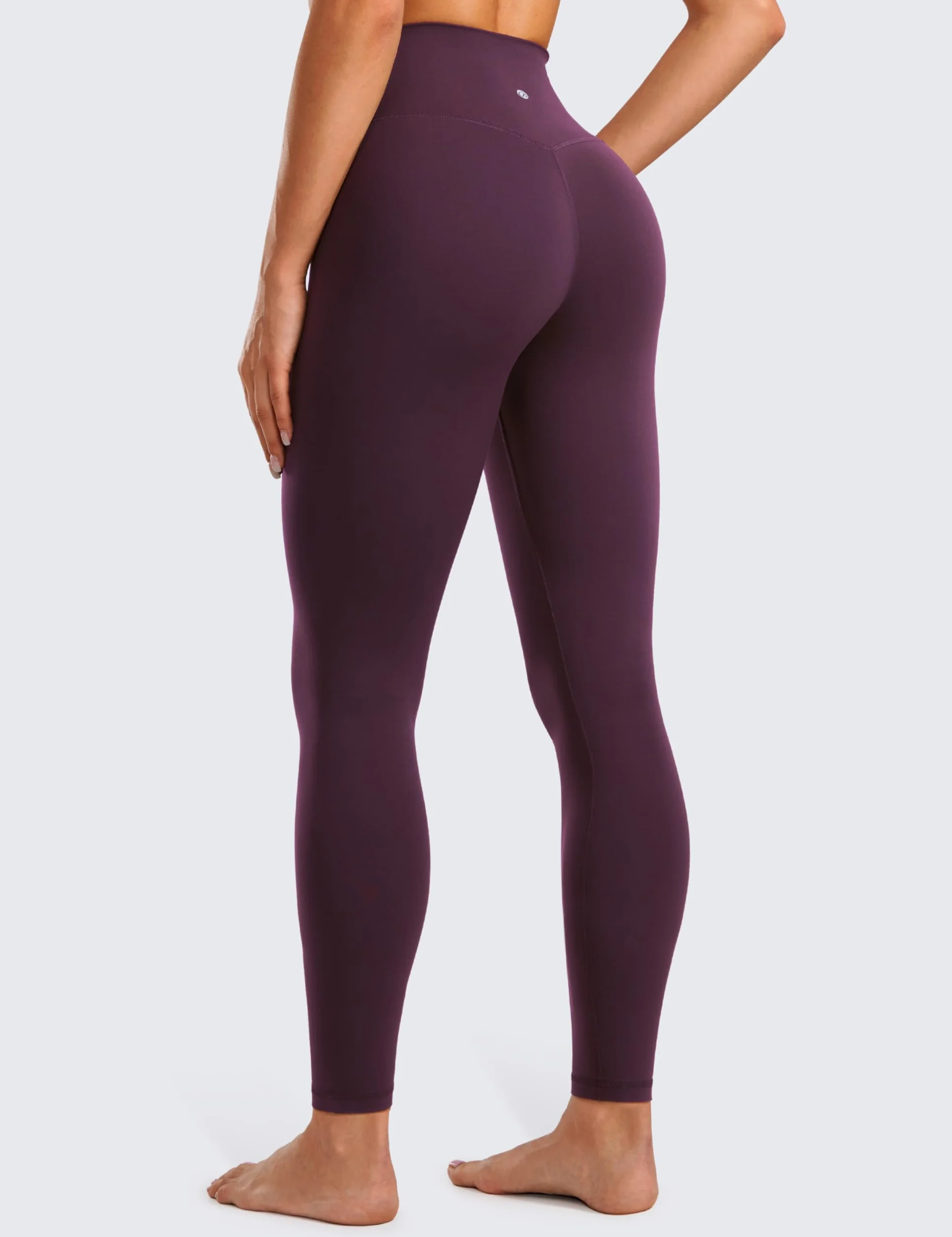 CRZ YOGA Mujeres Butterluxe Crossover Yoga Leggings Cintura Alta Ejercicio Atlética Deportivos Pantalones - 64cm/71cm