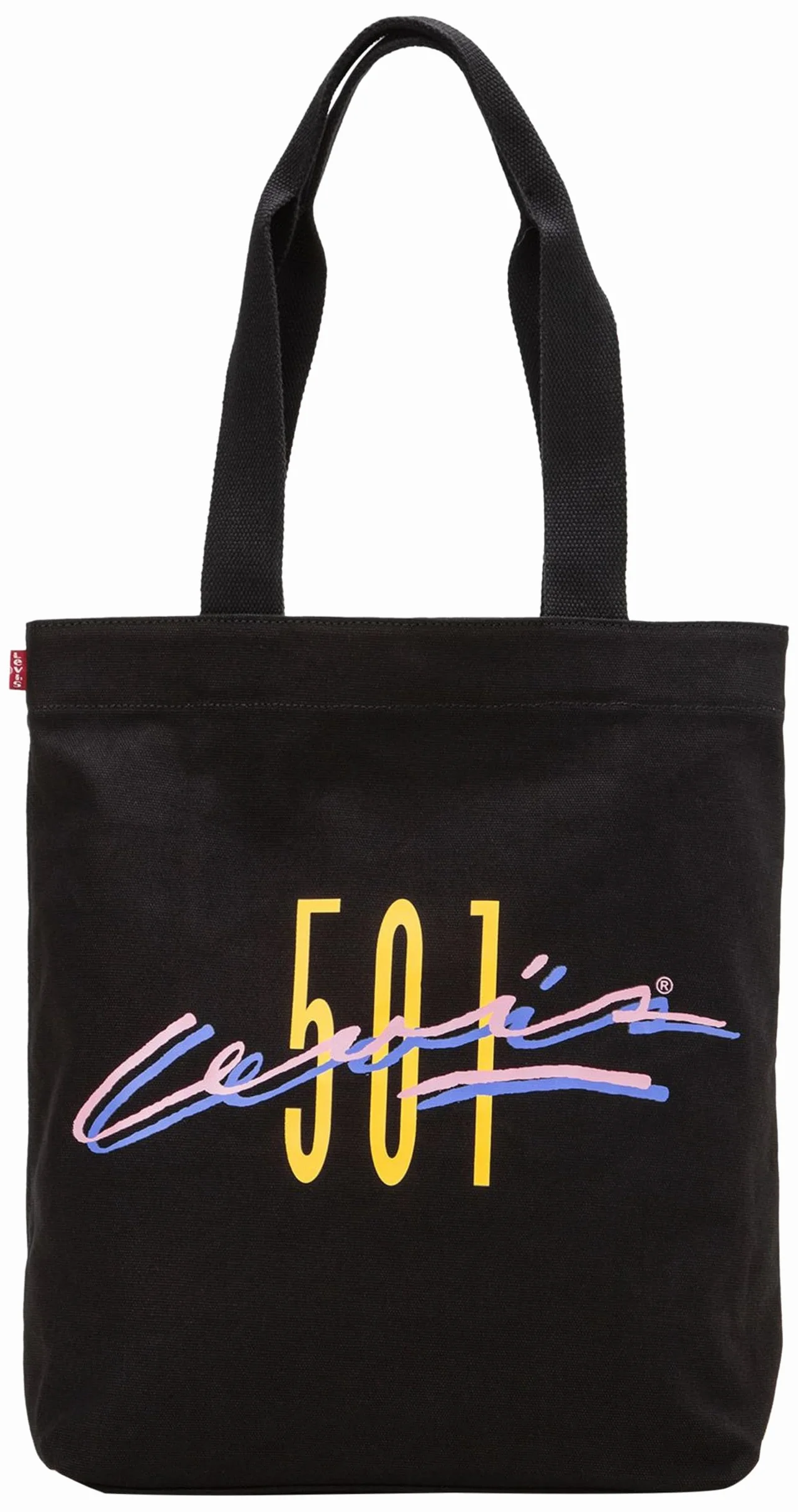 Levi's - Icon Tote Ov, Regular Black, REGULAR NEGRO EU 501, Black normal, 36.0 cm x 13.0 cm x 40.0 cm