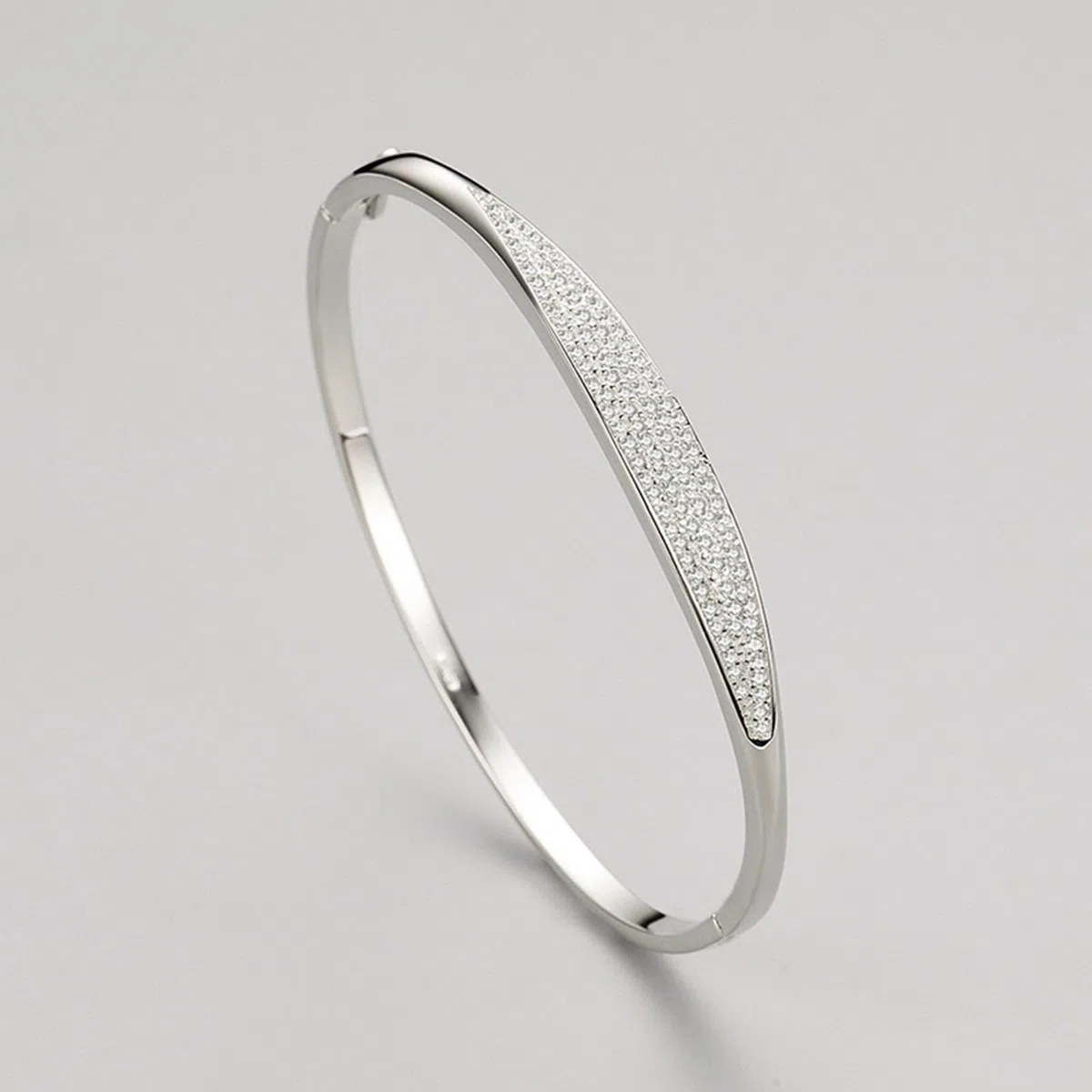 Pulseras para la amistad, pulsera geométrica de diamantes creados para parejas, PT950 y oro blanco de 9K/14K/18K