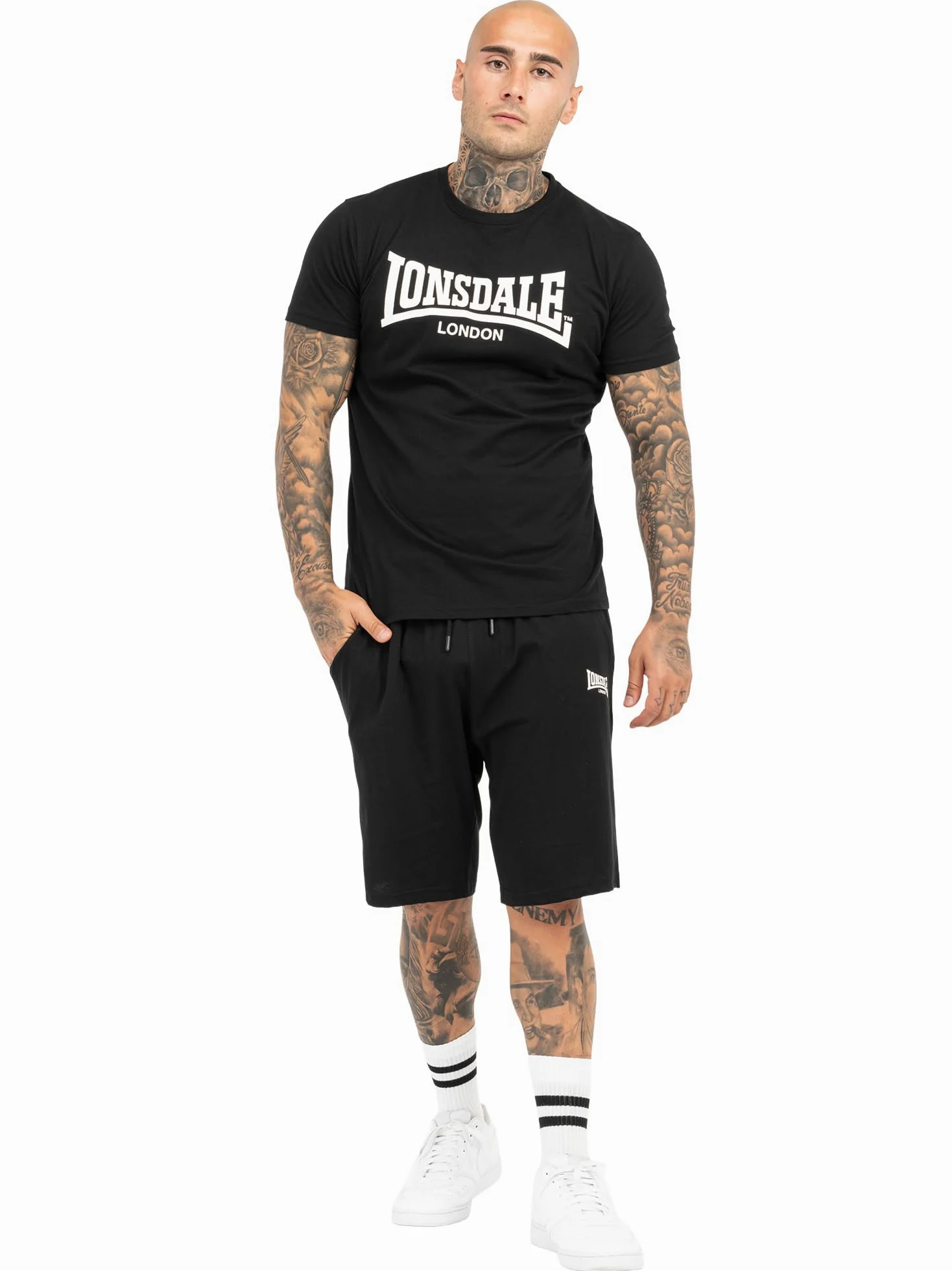 Lonsdale Moy Camiseta y pantalones cortos Hombre (Pack de 1)