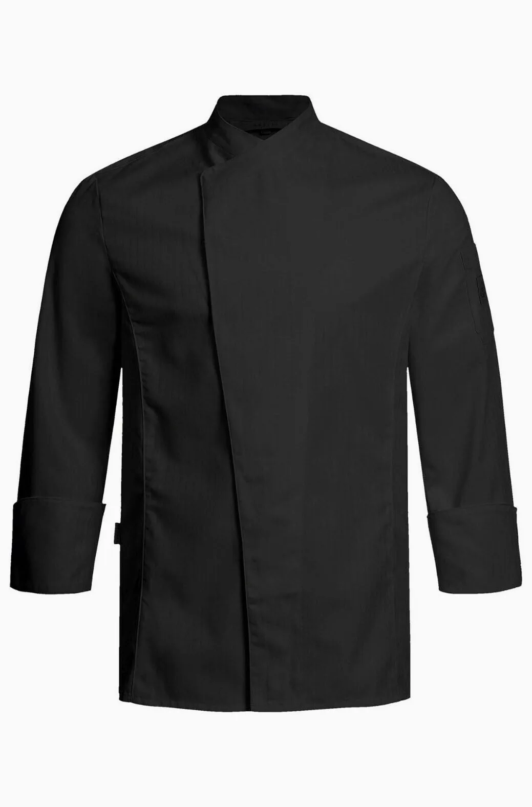 GREIFF Chaqueta de Cocina RF Regular Fit, Botones de presión Ocultos, Bolsillo en el Brazo con Logotipo, Orificios de ventilación, Costuras vienesas en la Parte Delantera y Trasera