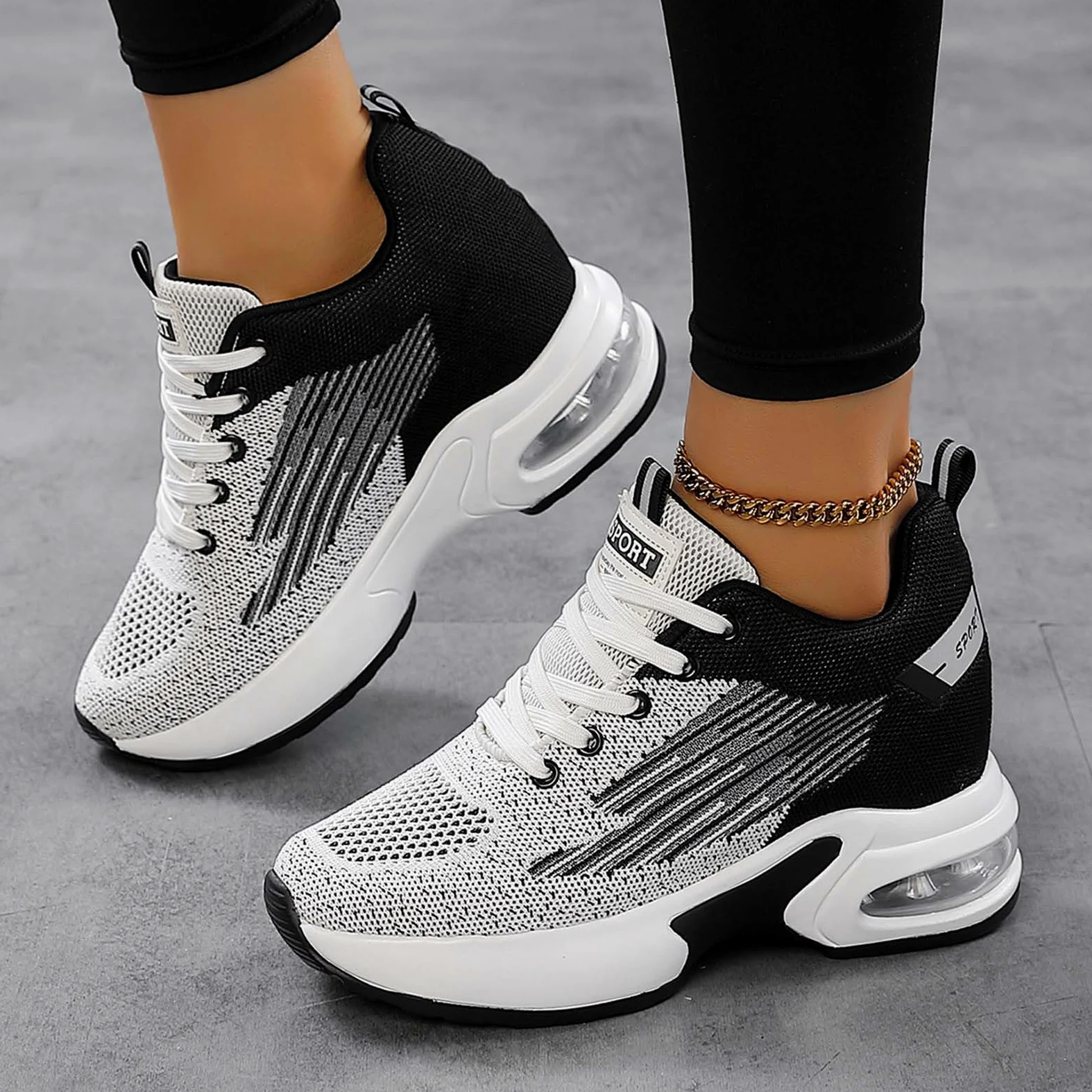 Zapatillas Deportivas Mujer Zapatillas Mujer Correr Casual Negras De Enfermera Womens Trainers Sapatilhas Zapatilla Deportiva Zapato Negro Sanitarias Deporte Zapatos Ortopédicos Plataforma Blancas 38