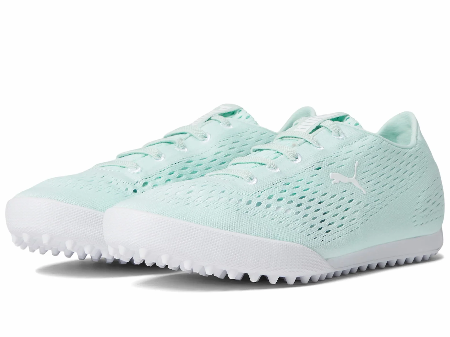 Puma Zapatos de Golf Monolite Fusion sin Cordones para Mujer, Soothing Sea/Puma White, 37 EU
