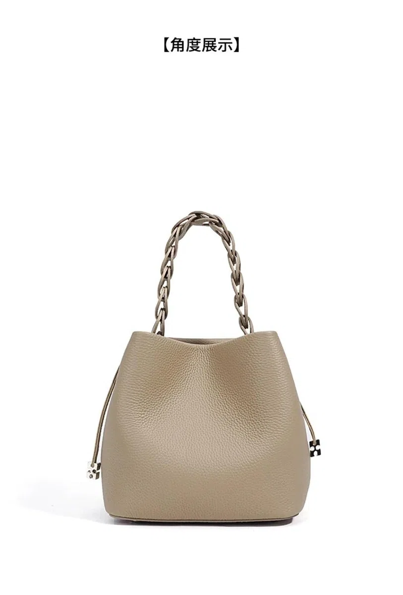 Bolso bandolera de piel auténtica, versátil, for el día a, elegante y Para Viajes Compras Trabajo Citas