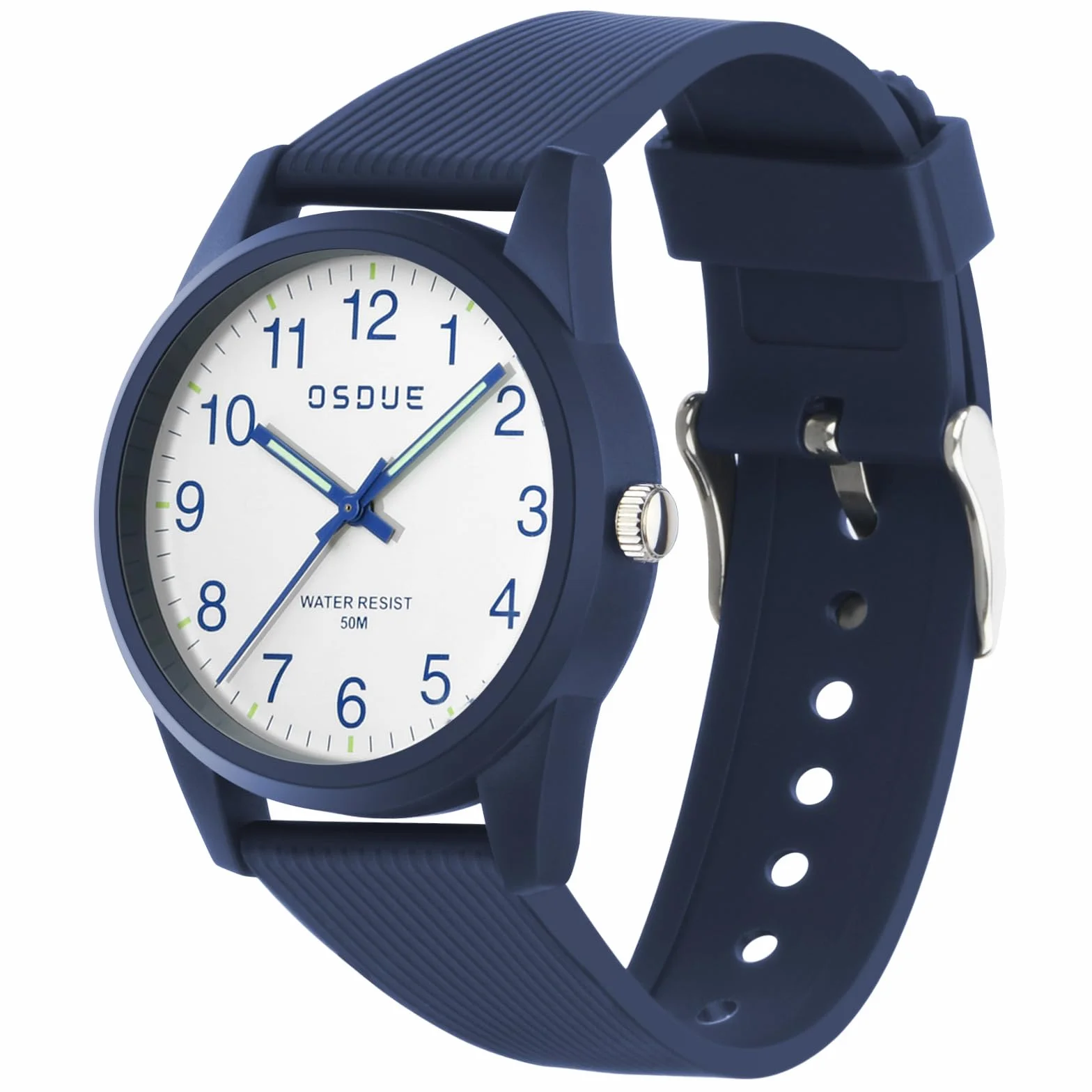 OSDUE Reloj para NiñOs, 5ATM/50M Impermeable Fácil de Leer Relojes de Pulsera con Correa Suave, Reloj de Pulsera Analógico para Niños Niñas Regalo de CumpleañOs para 4-18 Años
