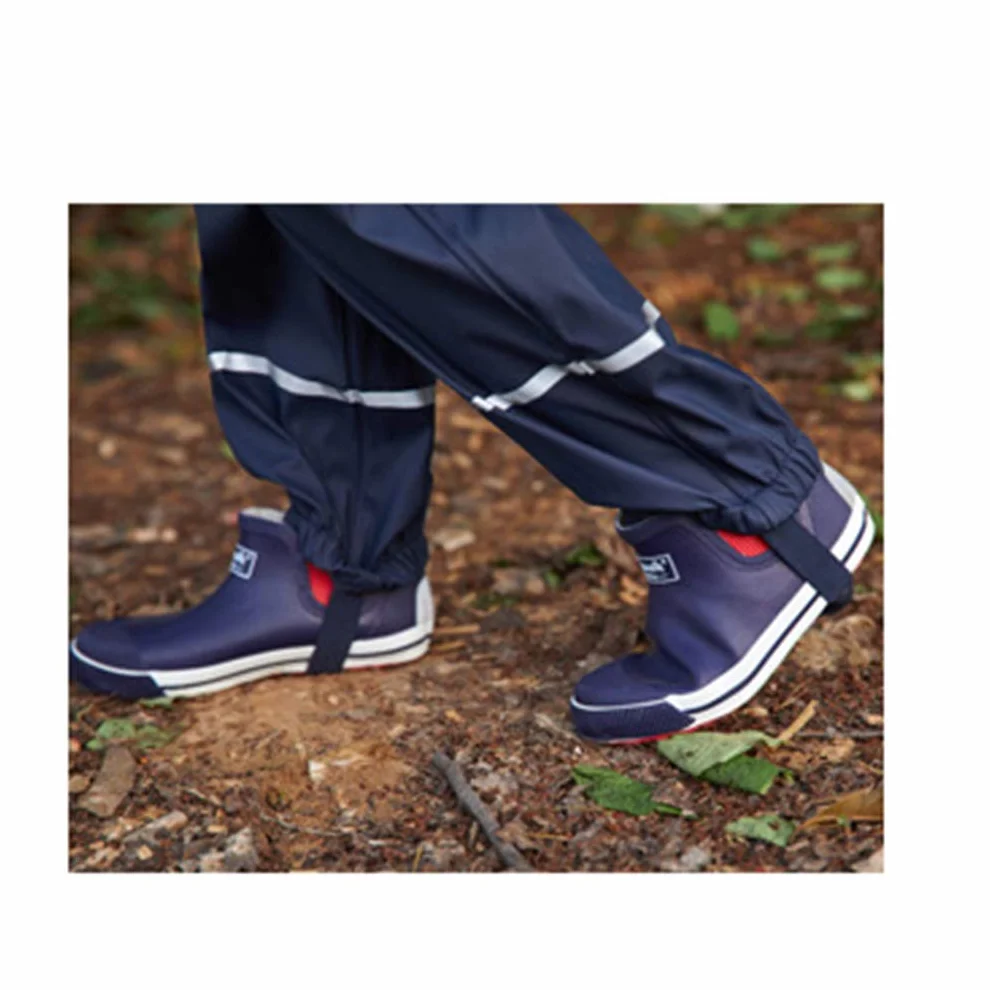Pantalon Impermeable para Niños Niñas,Unisex Outdoor Pantalón de Agua Impermeable Pantalones de Barro Mono Lluvia 80-140 cm
