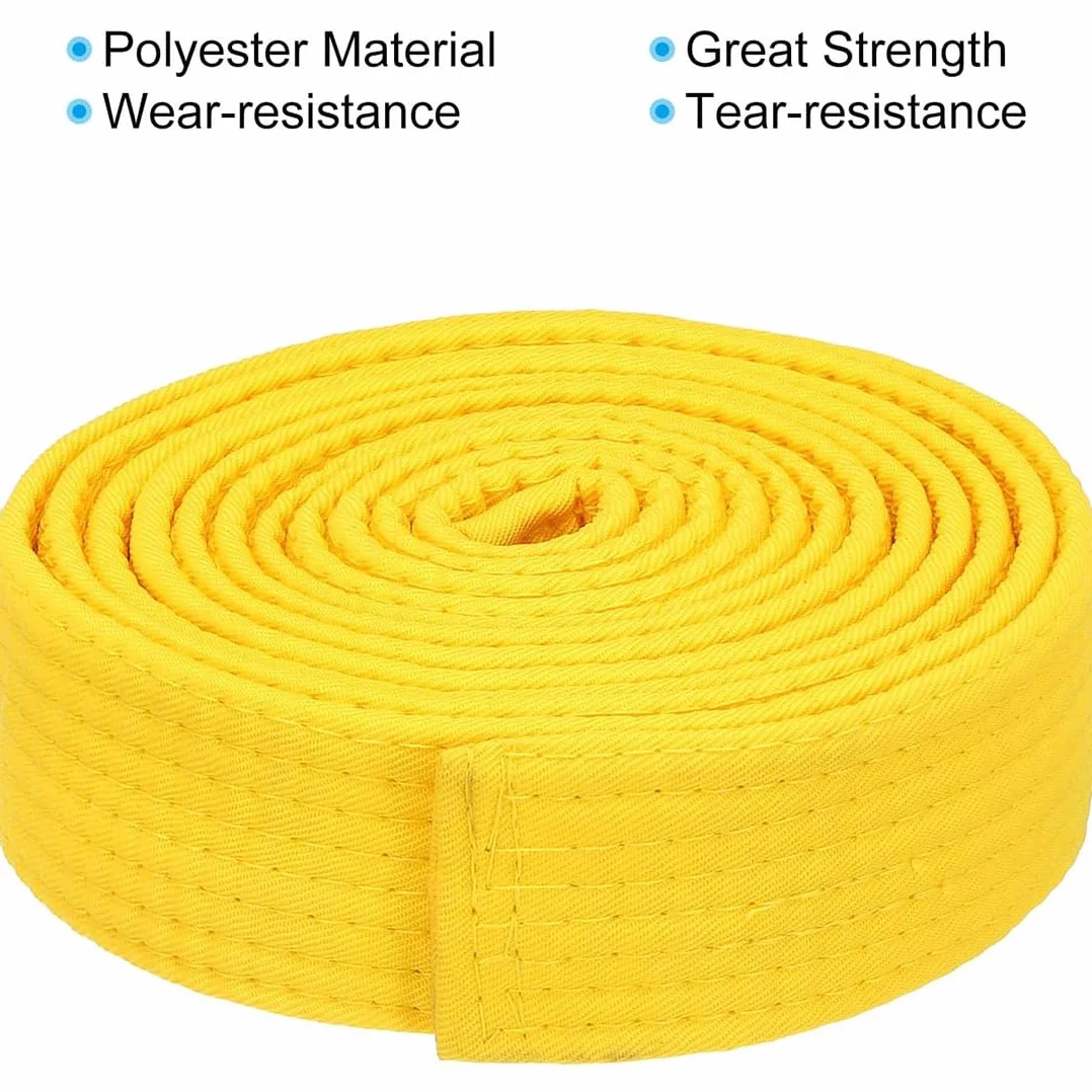 Cinturón de Taekwondo Judo Karate 220 cm para Niños y Adultos