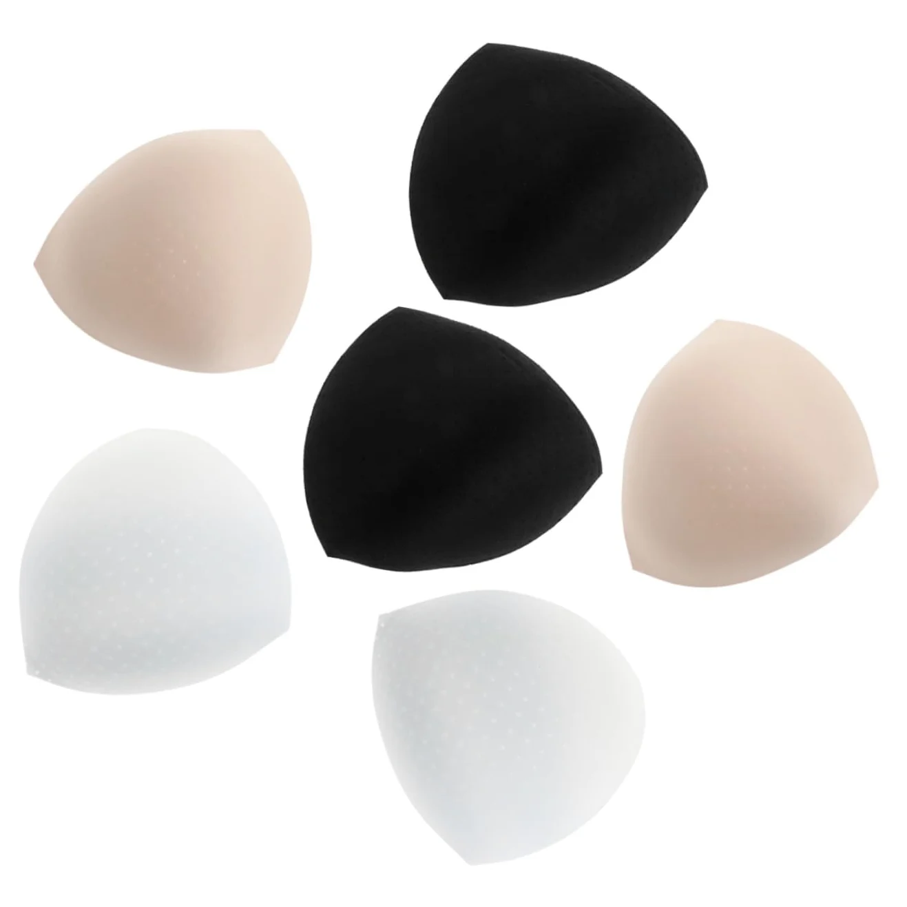 GALPADA Inserciones De Sujetador Bikini Sin Tirantes Almohadillas Para Orejas De Bikini Almohadillas De Traje De Baño Insertos Triángulo Relleno De Sujetador