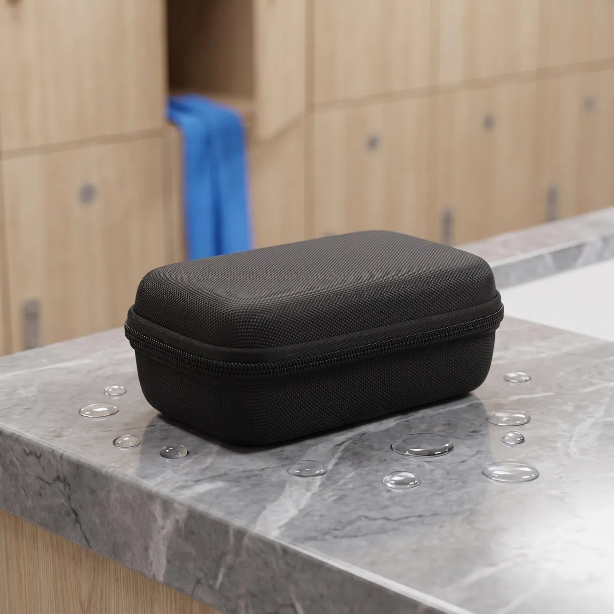 Lurrose Estuche impermeable para gafas con 8 compartimentos y carcasa
