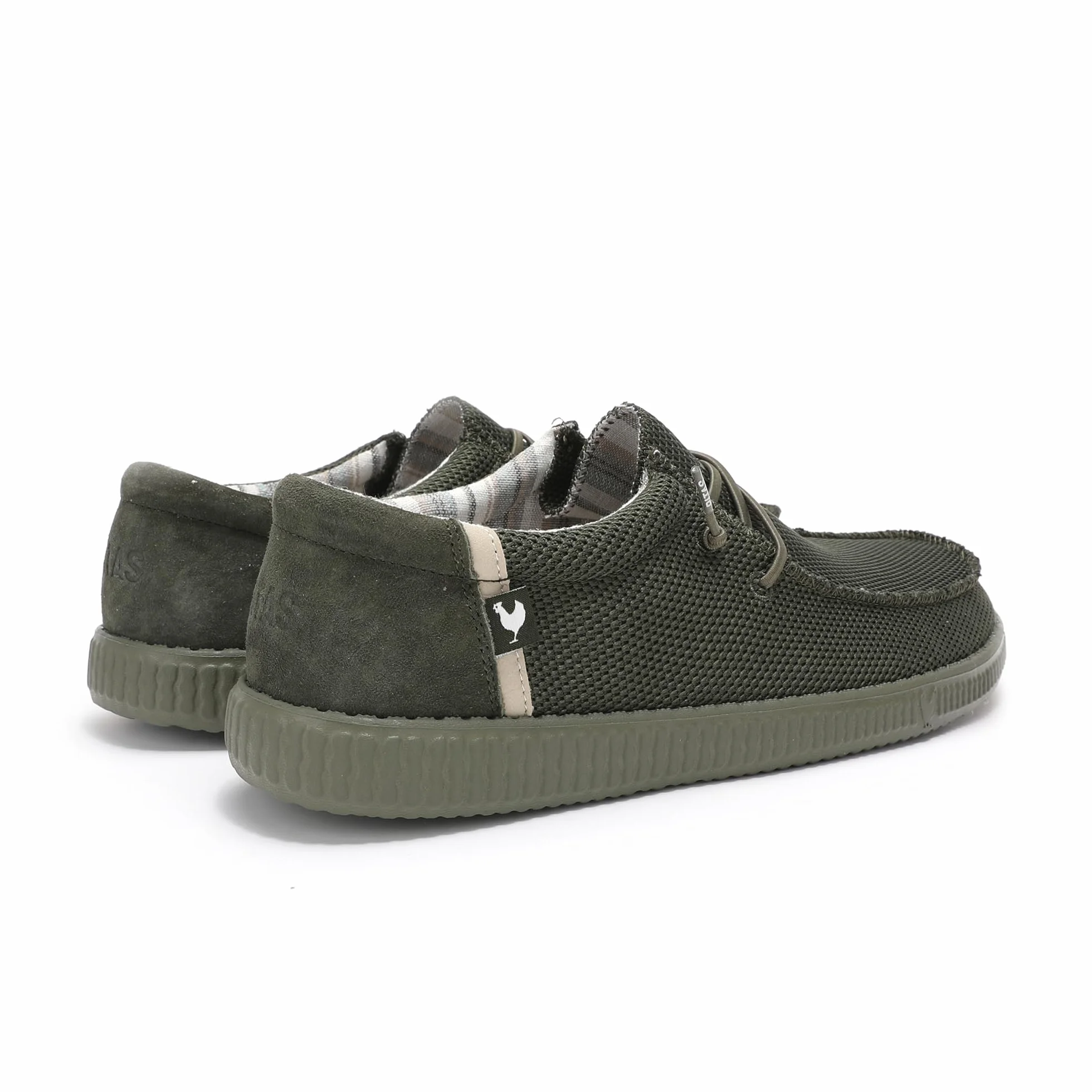 PITAS | WP150 Luca | Mocasines de Hombre | Náuticos Casual | Verde 43 | Zapatillas de Tela | Zapatos sin Cordones | Deportivas Casuales | Calzado de Walkinpitas