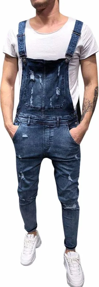 Peto Vaquero de Mono para Hombre Denim