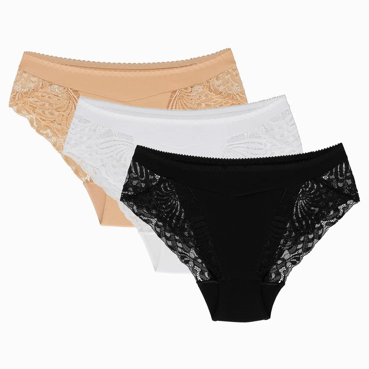 WOLBar Braguita con Encaje para Mujeres WB408