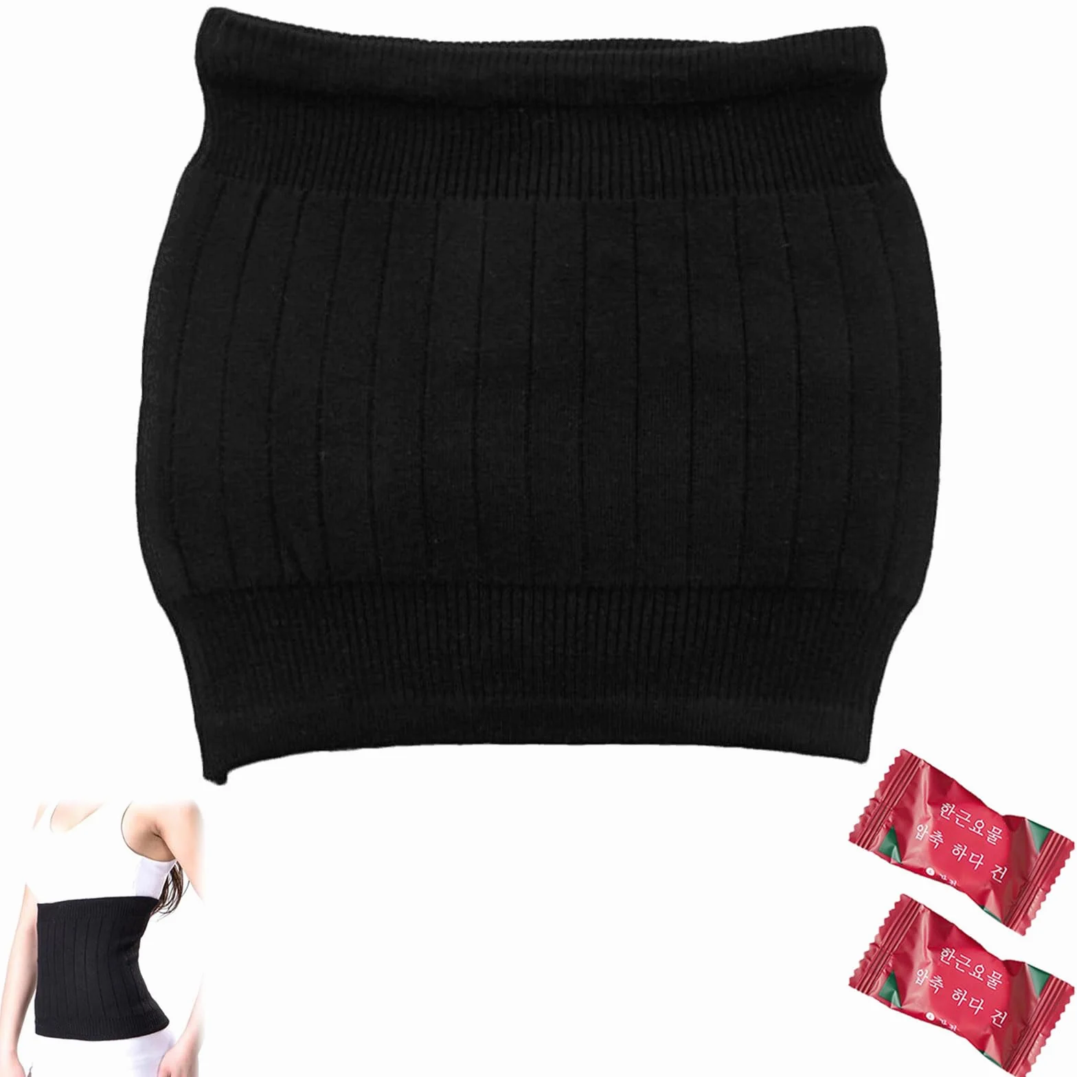 Comioke Calentador de Espalda,Cinturón de Calor para Lumbares,Cinturón Calentador de Invierno,Faja Lumbar Caliente para Hombres Mujeres para Cintura de Apoyo Caliente Dolores Menstruales