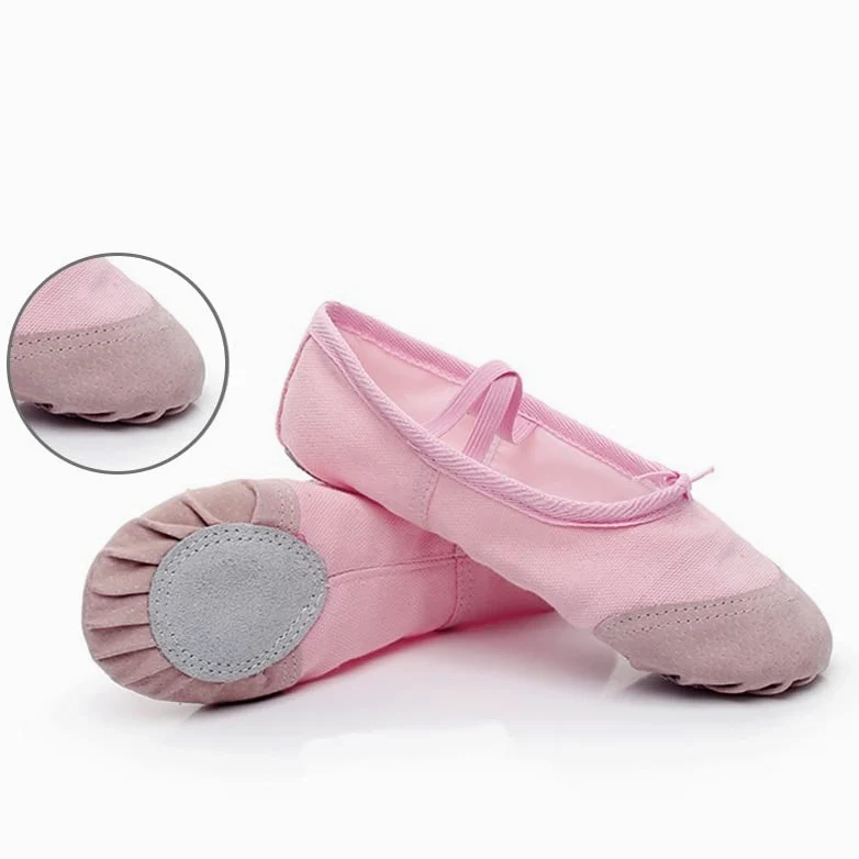 Zapatillas de Ballet Zapatillas de Ballet para niñas Zapatillas de práctica gimnástica Zapatillas de Baile de Ballet para niñas Zapatillas para niños pequeños (Color : Pink, Shoe Size : 31) (Pink 28