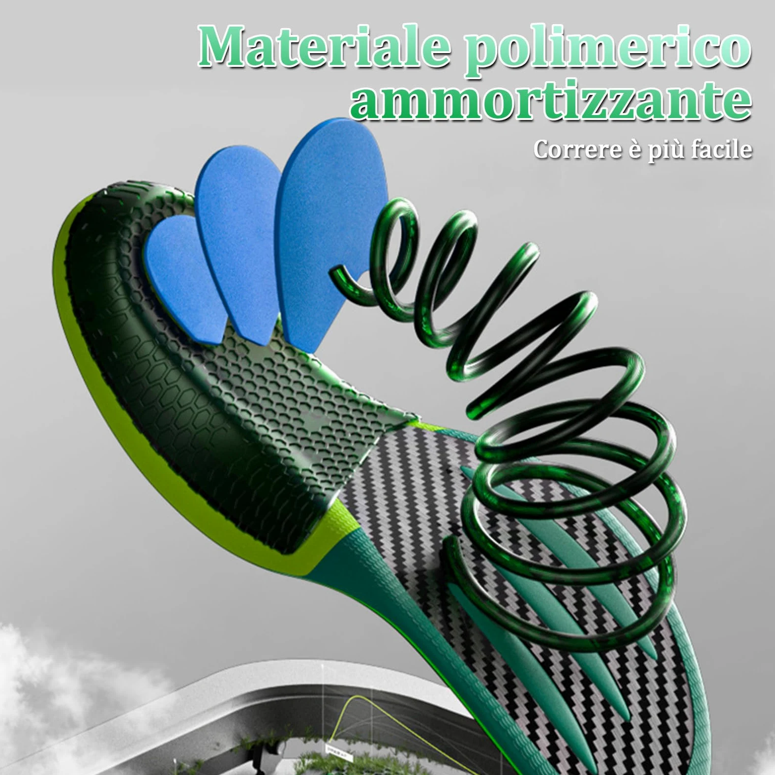 Plantilla de Fibra de Carbono, plantilla deportiva profesional con alta resiliencia y absorción de impactos - Soporte de arco para correr, entrenamiento intensivo y actividades deportivas