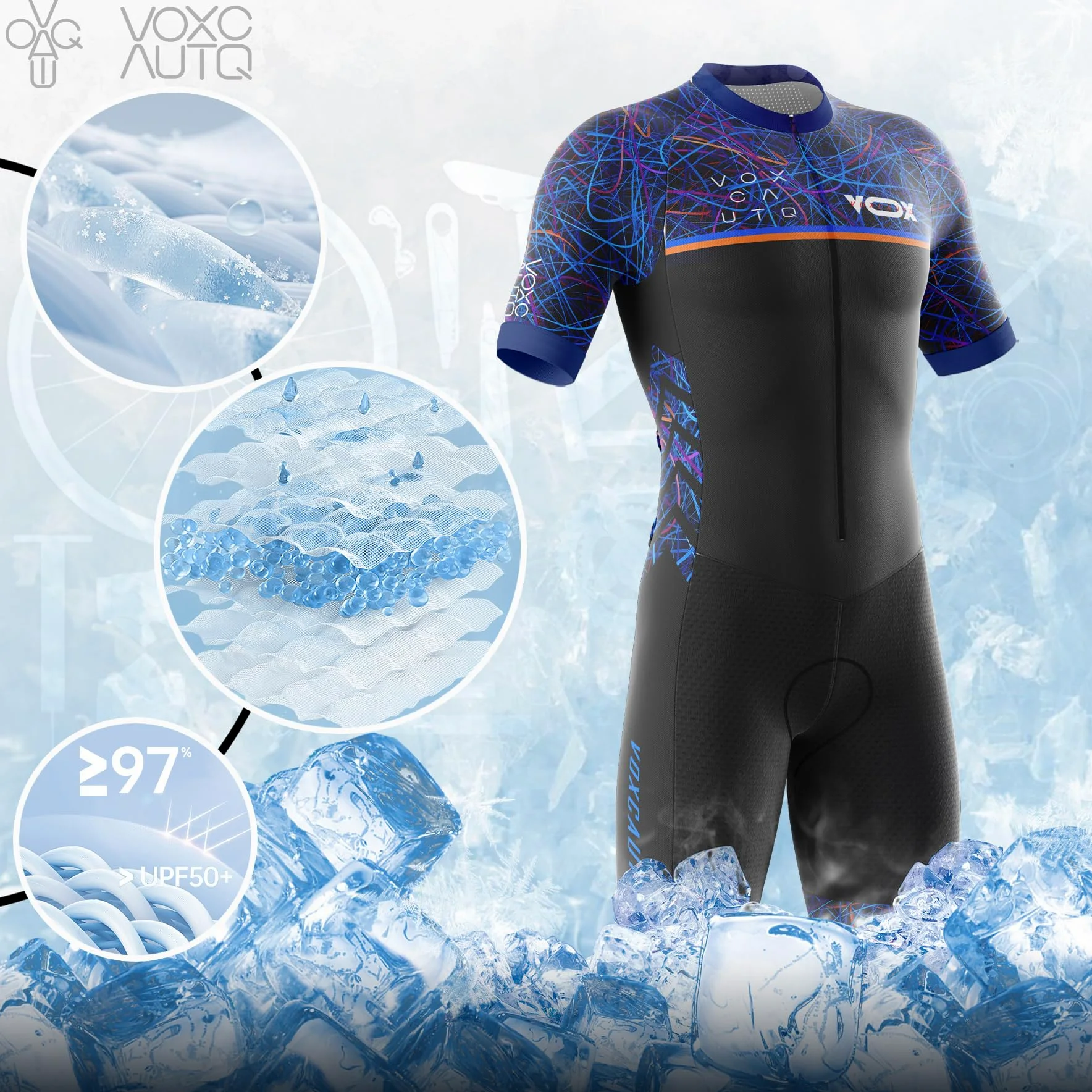 Mono Triatlon Hombre Traje de Ciclismo Traje Triatlón Tri Traje De Bicicleta Hombre Traje De Triatlón MTB Mono for Hombres,Racing Tri Suit