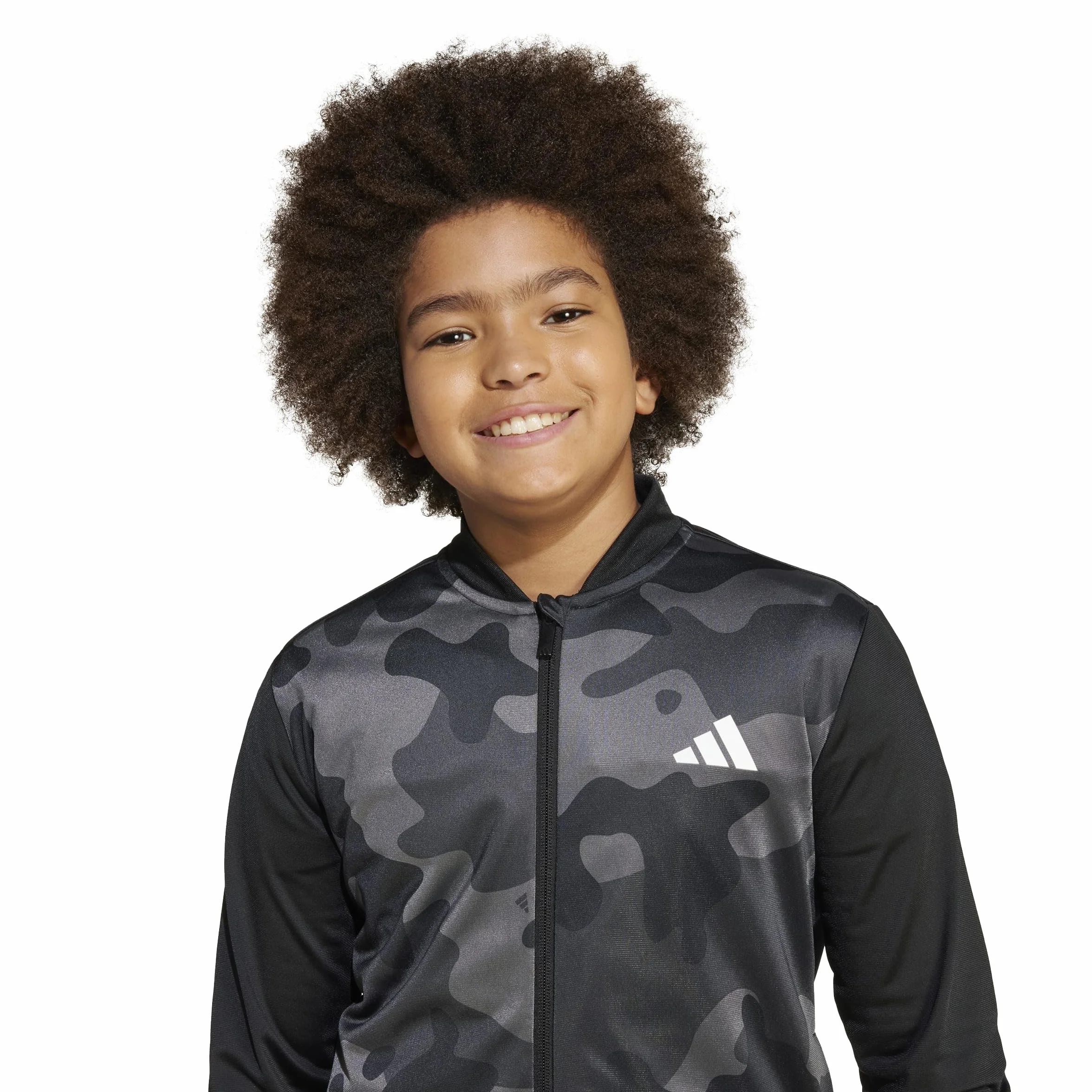 adidas Unisex Kids' Chándal Seasonal Essential Kids Camouflage Tricot 3-Stripes All Over Printed