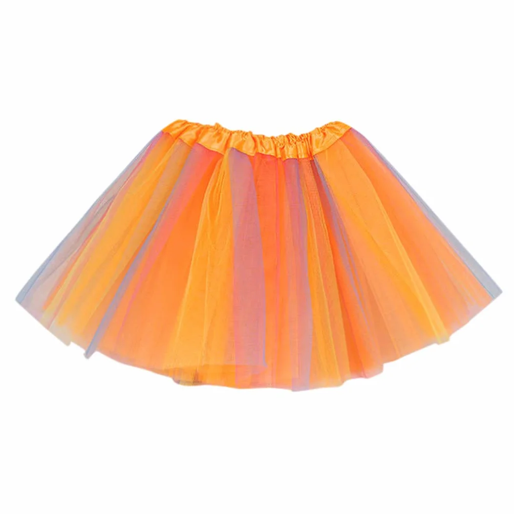 Pantalones deportivos cortos para niña 128, falda multicolor disfraz de tulipán
