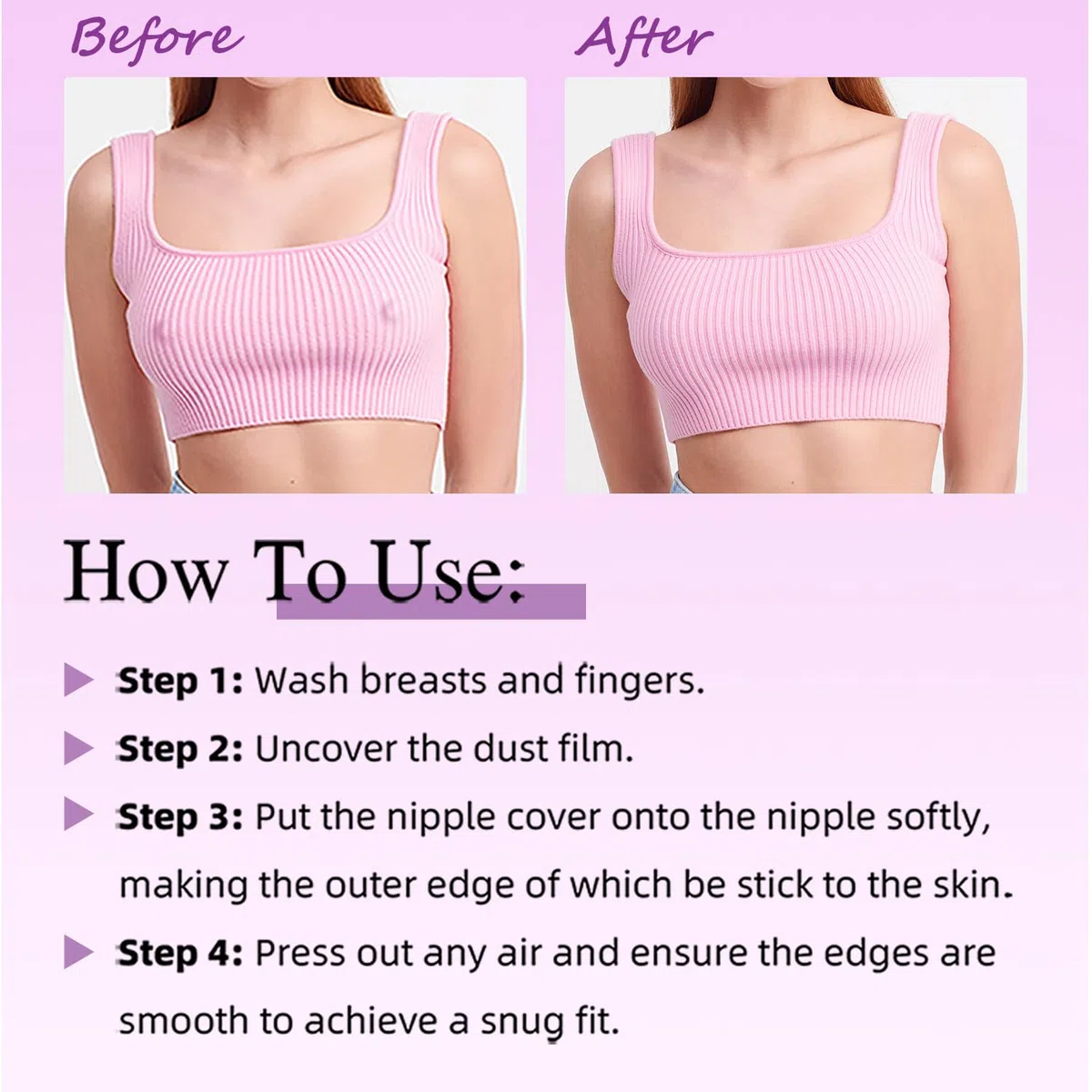 Fundas para pezones para mujer, reutilizables, adhesivas, de silicona, sin costuras, invisibles, lavables, con caja de viaje