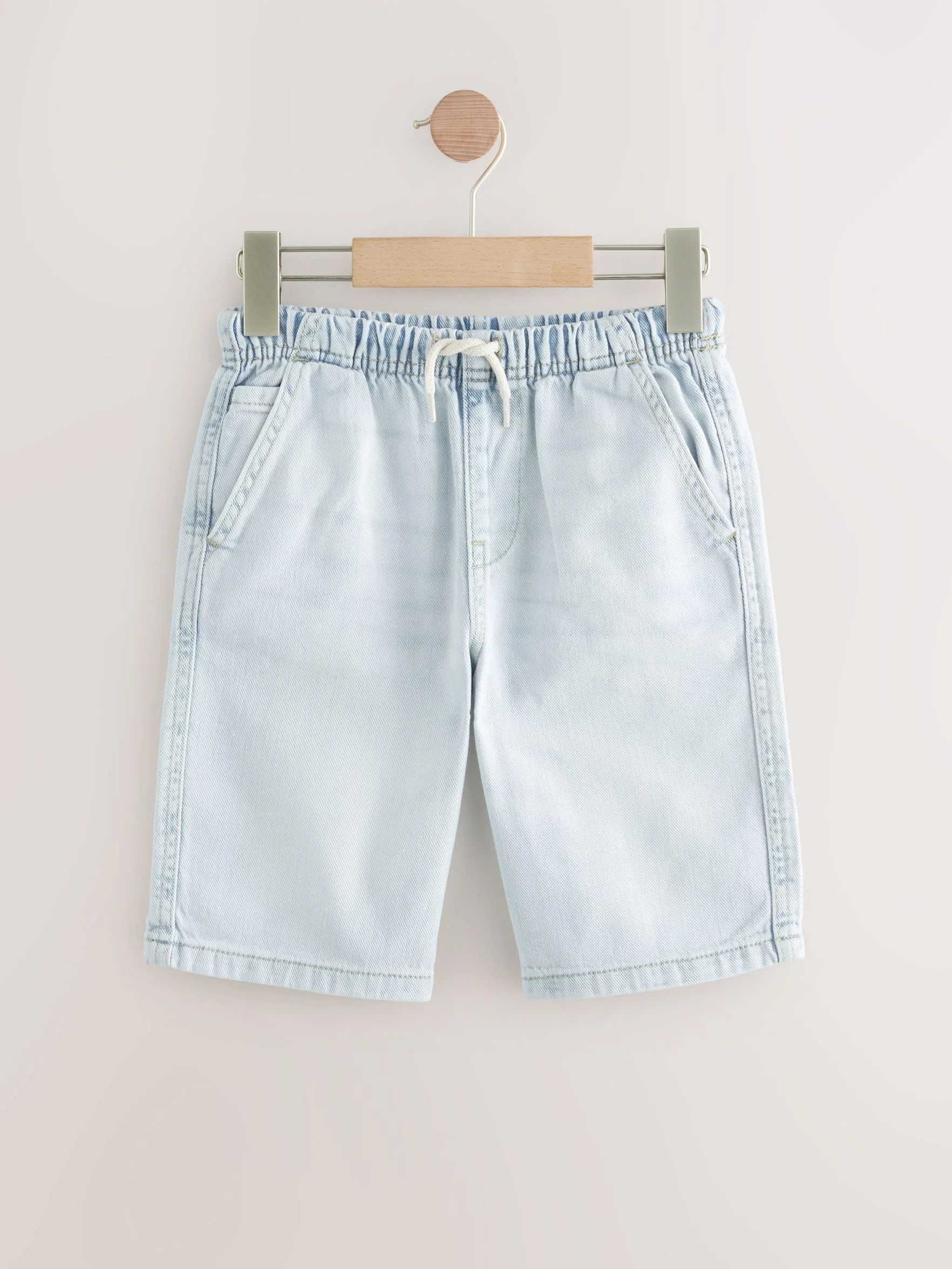 NEXT Niños Vaqueros Cortos Estilo Bermuda Cintura Elástica Pack de 2