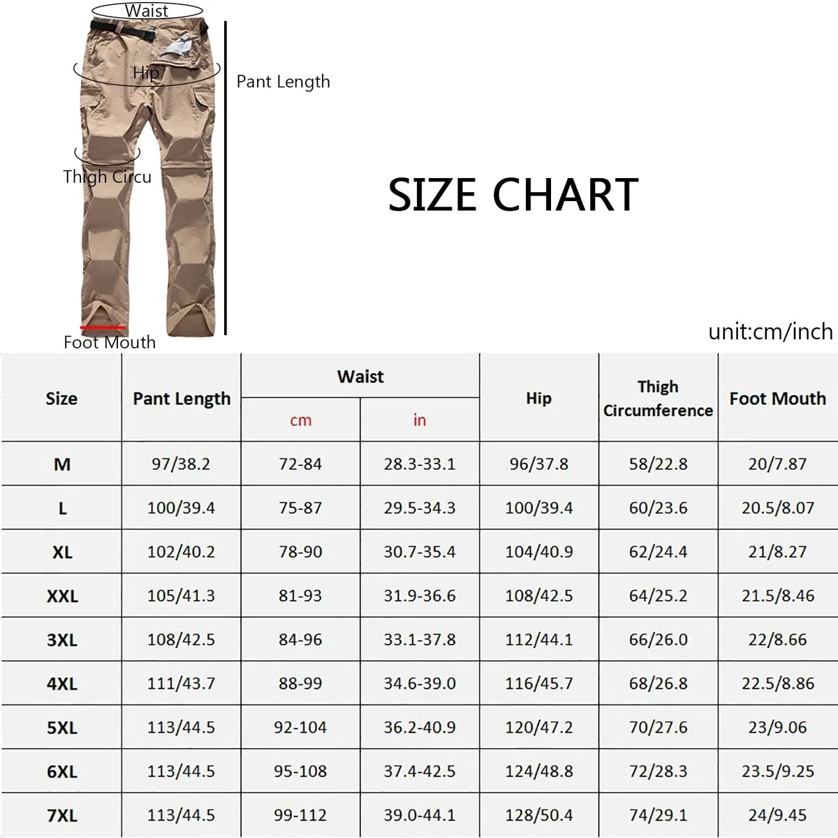 Hombres Pantalones de Senderismo Convertibles Impermeable Zip Off Pantalones de Escalada Secado Rápido (Size:XXL,Color:Verde)