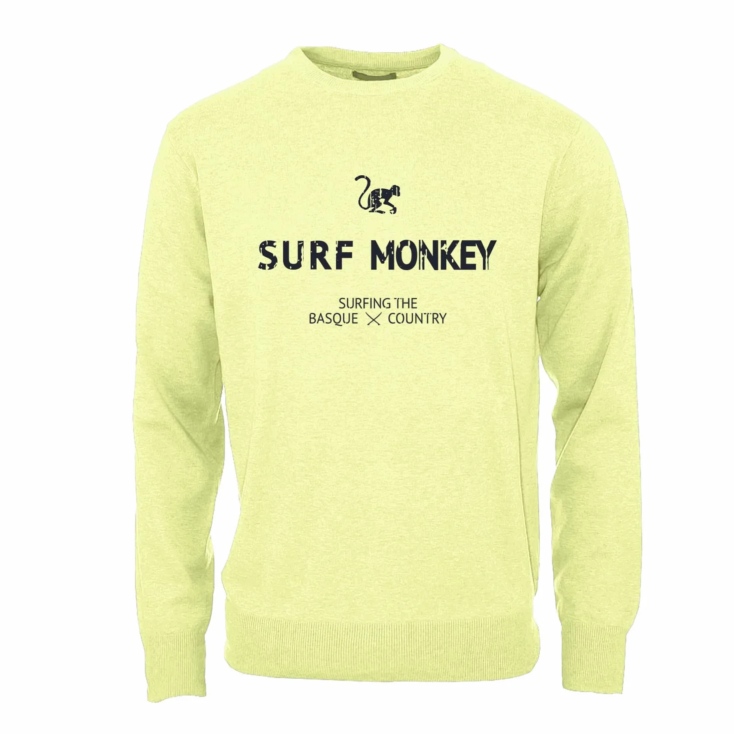 Sudadera clásica de Cuello Redondo para Hombre/Mujer - Sudadera Algodón Orgánico Surf Monkey