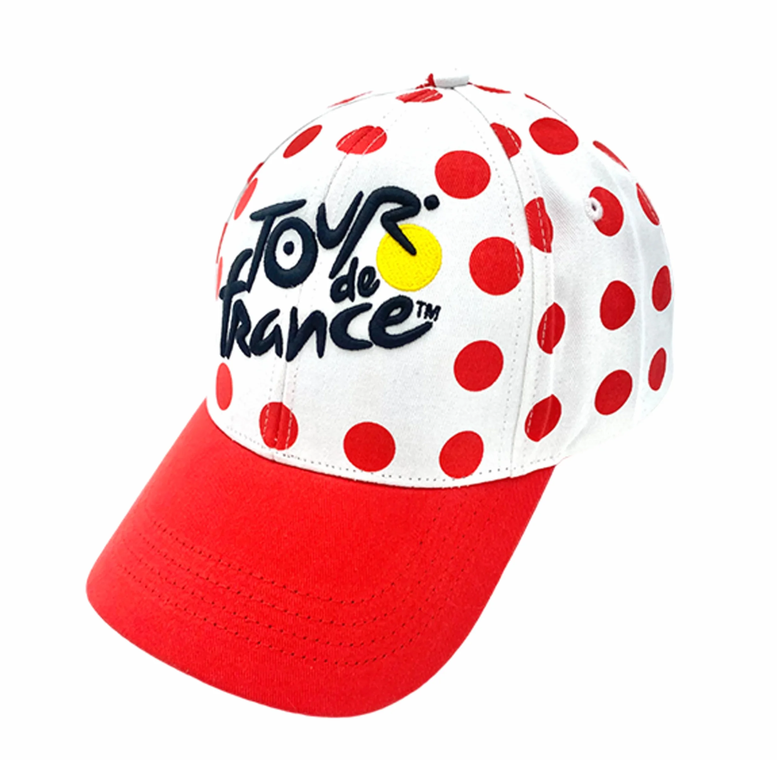 Tour de France Gorra Camiseta Mejor Escalador – Colección Oficial de Ciclismo – Talla ajustable, multicolor